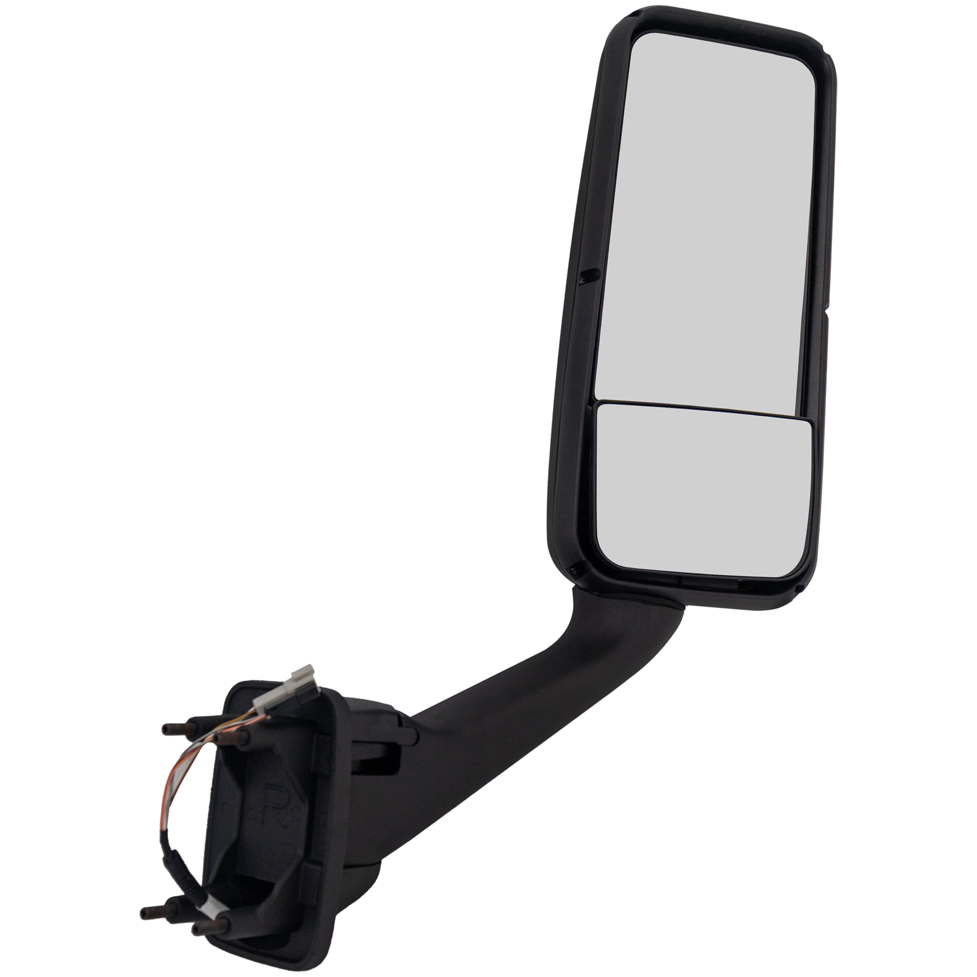 AM KENWORTH T700-11-14 T2000-97-11 MIRROR RH Power Upper Manual Lower Heated Paintable w Arm SKU KW06ER HD OEM Heavy Duty