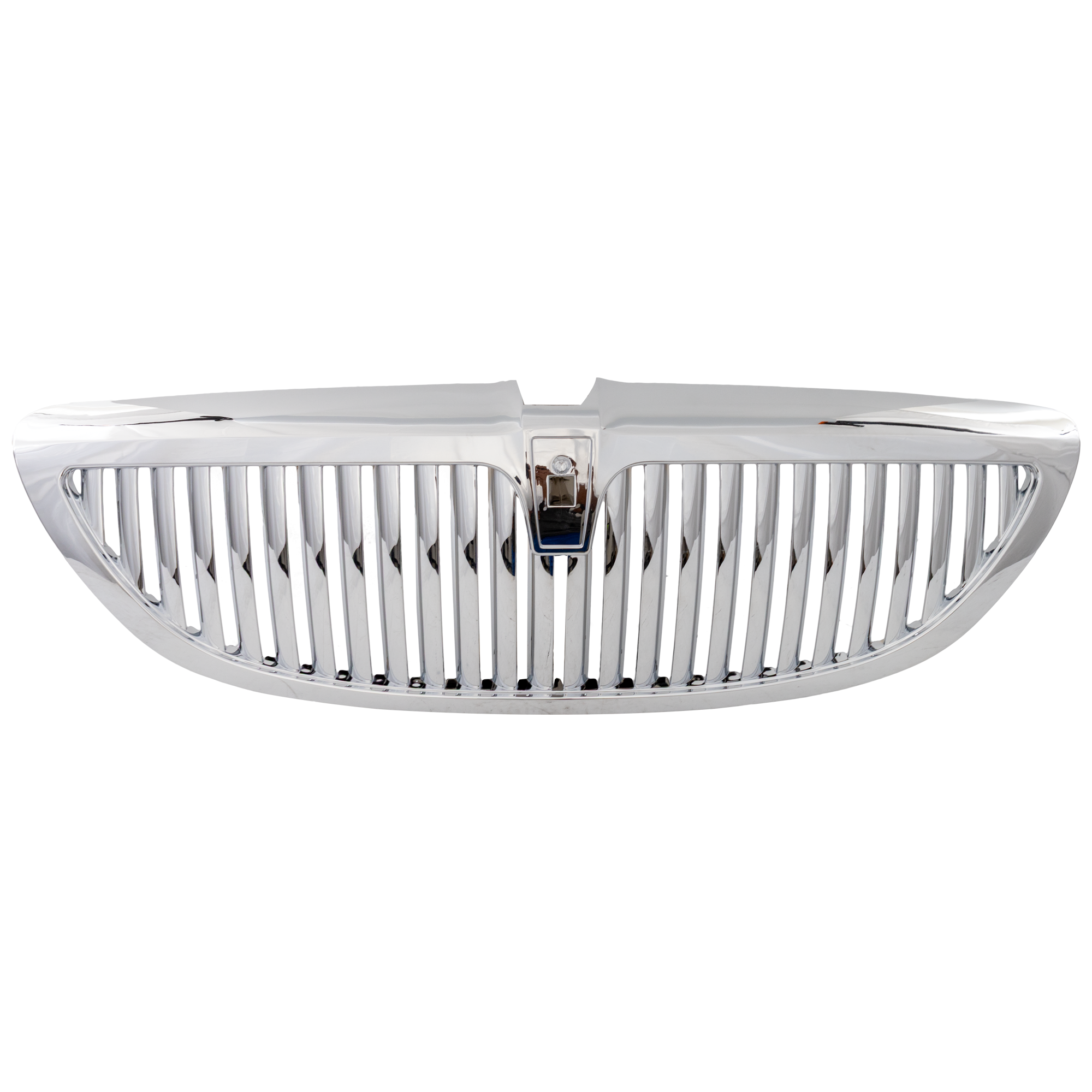 AM TOWN CAR 03-11 GRILLE Chrome Shell and Insert Plastic Exc. Limited Edition CAPA SKU L070102Q Partslink FO1200403C OEM 6W1Z8200AA
