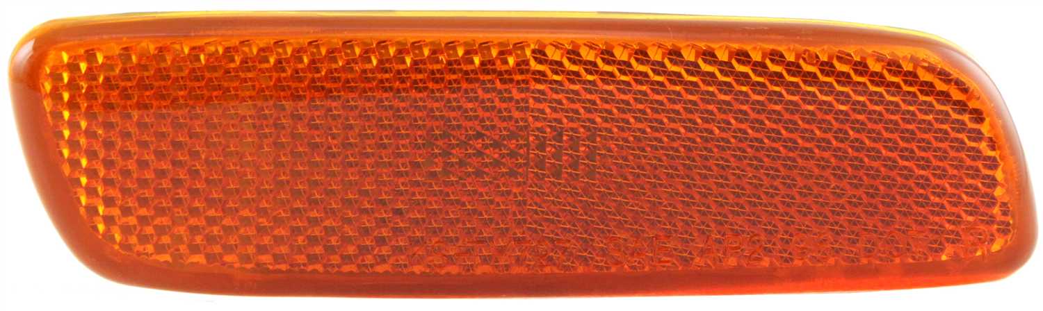 AM GS300-98-05 FRONT SIDE MARKER LAMP RH Assembly On Bumper Amber Lens SKU L104501 Partslink LX2551103 OEM 8173030110