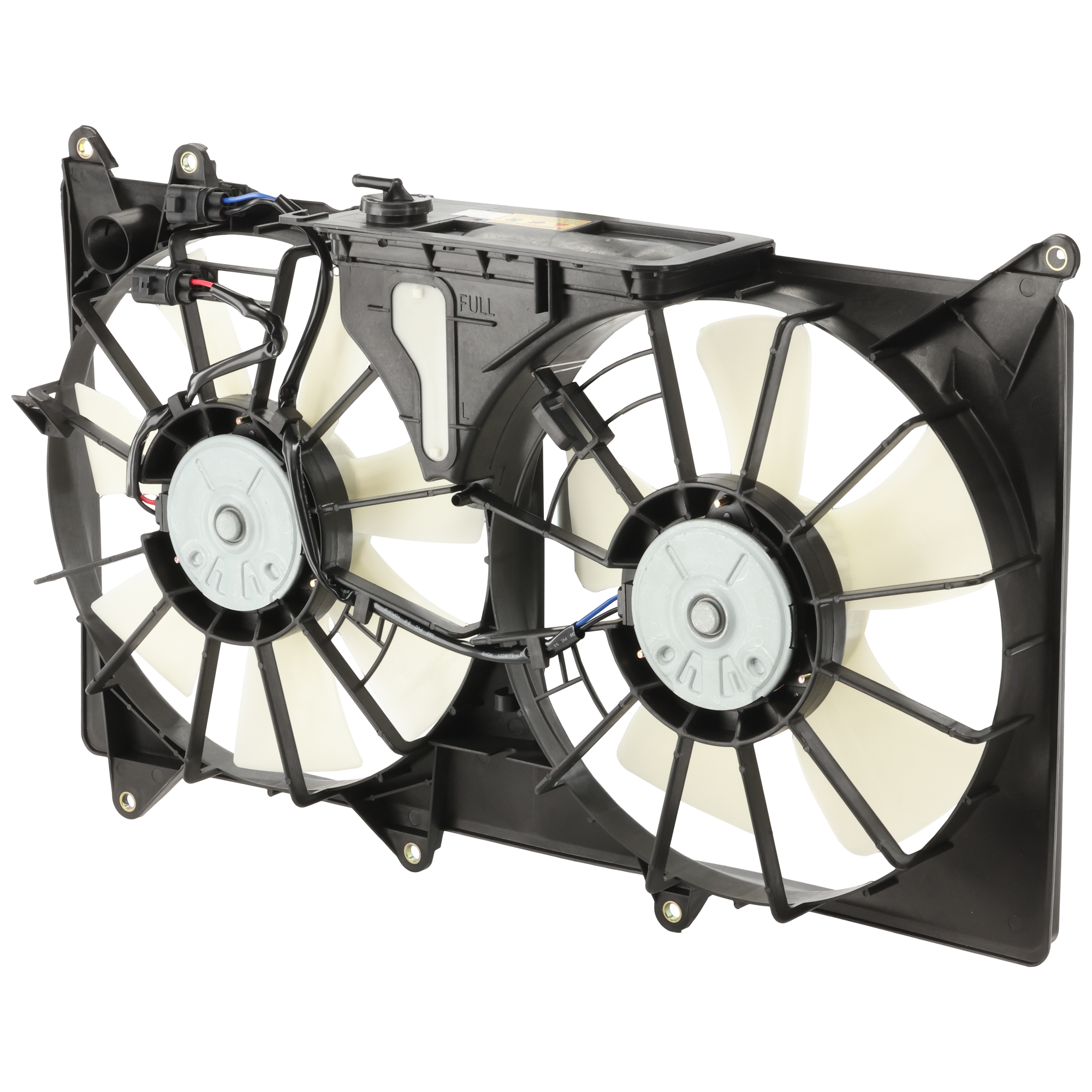 AM IS300-01-05 RADIATOR FAN SHROUD ASSEMBLY Dual Fan Includes Coolant tank SKU L160904 Partslink LX3120100 OEM 1636346120 PFM