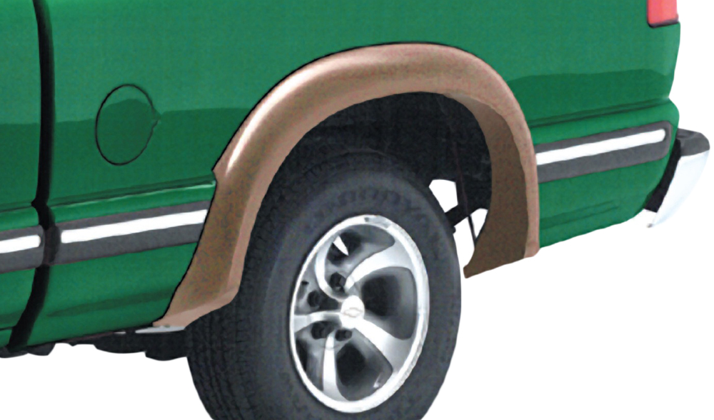 AM Chevrolet GMC Extend A Fender Flare Rear Pair Dura Flex R 2000 ABS Material SKU L224102411