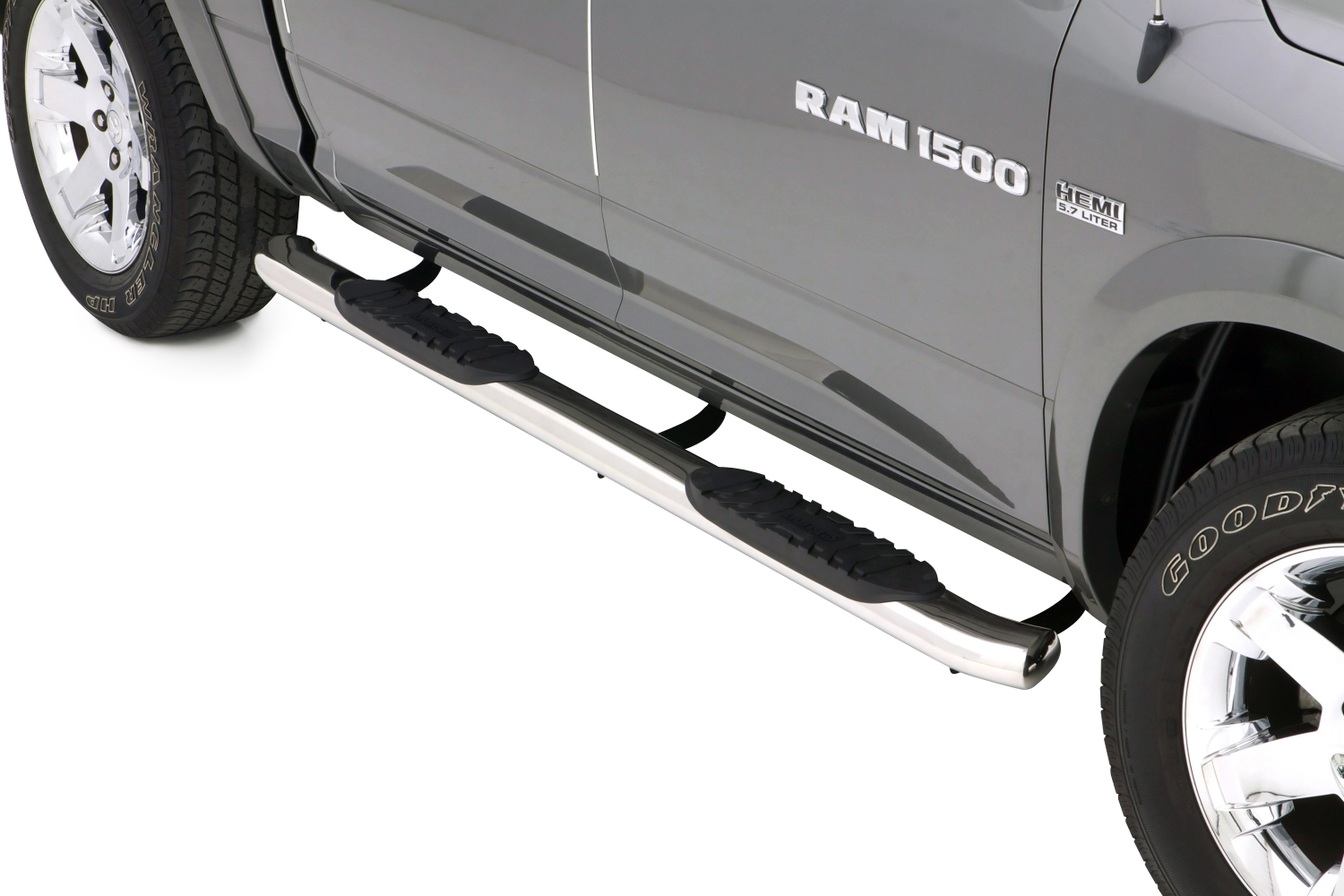 AM 5 In CURVED OVAL SS 2007-2014 TOYOTA TUNDRA CREWMAX SKU L3223795007
