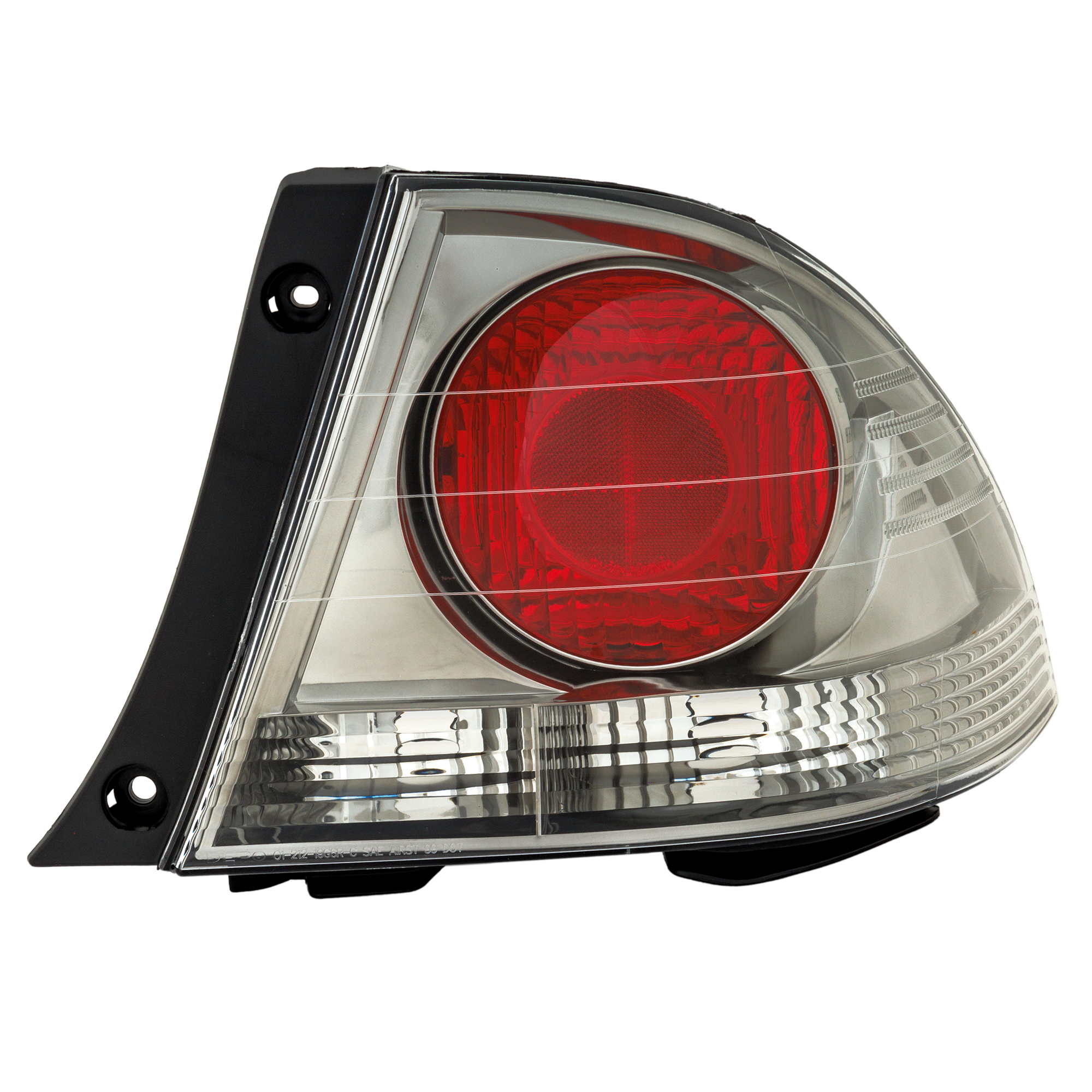 AM IS300-02-03 TAIL LAMP RH Outer Lens and Housing Dark Metallic Not Black Sedan SKU L730105 Partslink LX2819103 OEM 8155153032B0