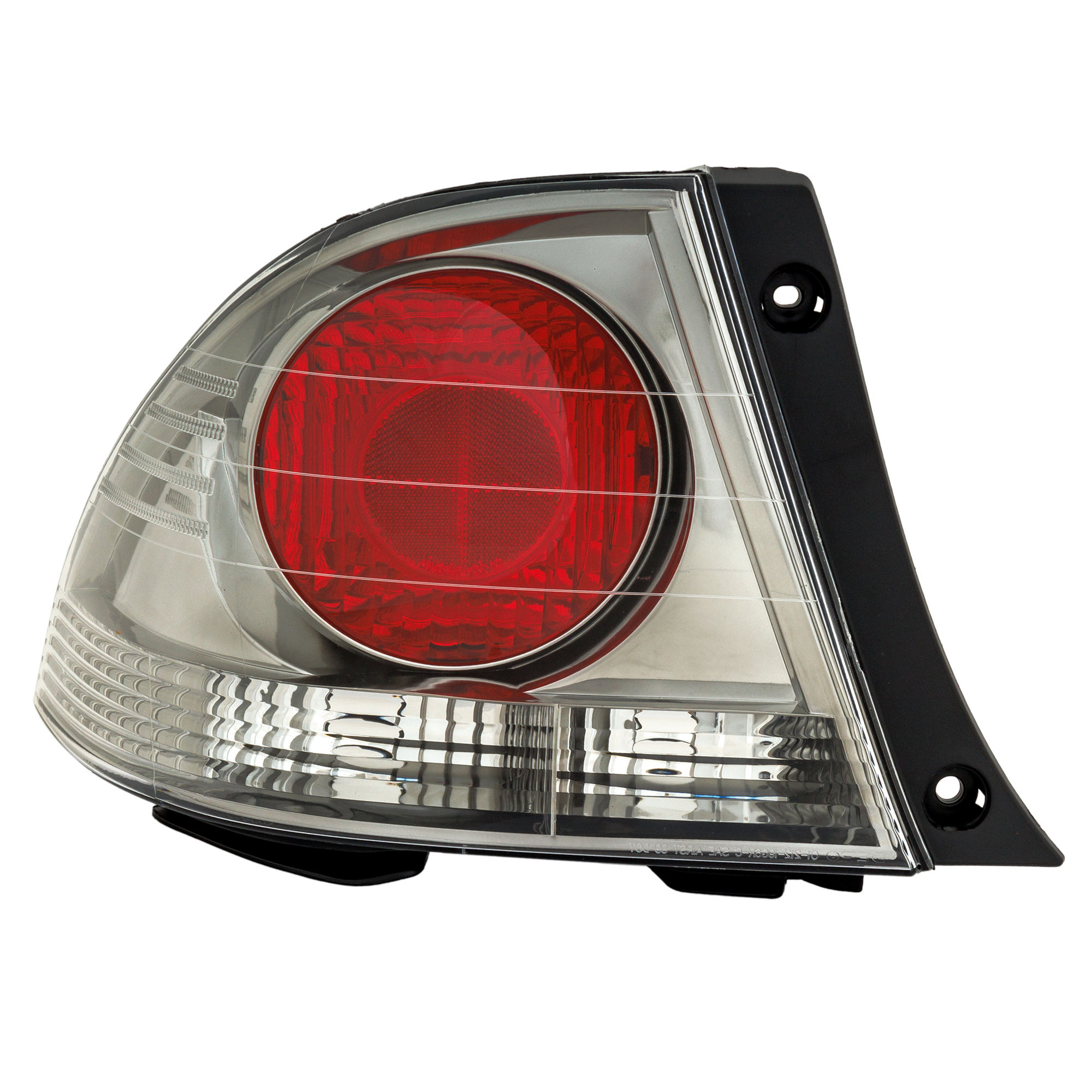 AM IS300-02-03 TAIL LAMP LH Outer Lens and Housing Dark Metallic Not Black Sedan SKU L730106 Partslink LX2818103 OEM 8156153032B0
