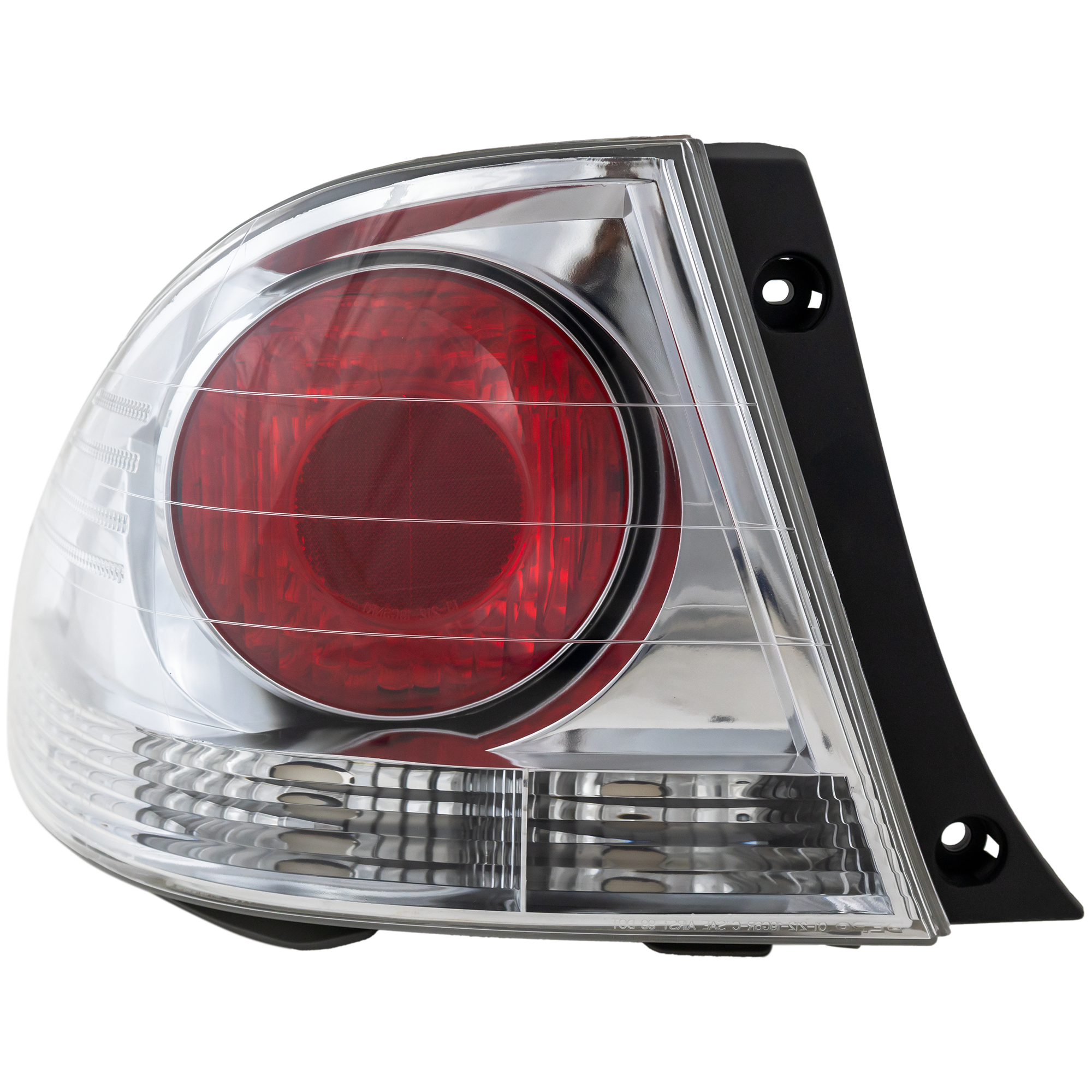 AM IS300-02-03 TAIL LAMP LH Outer Lens and Housing Metallic Sedan SKU L730110 Partslink LX2818104 OEM 8156153032B1