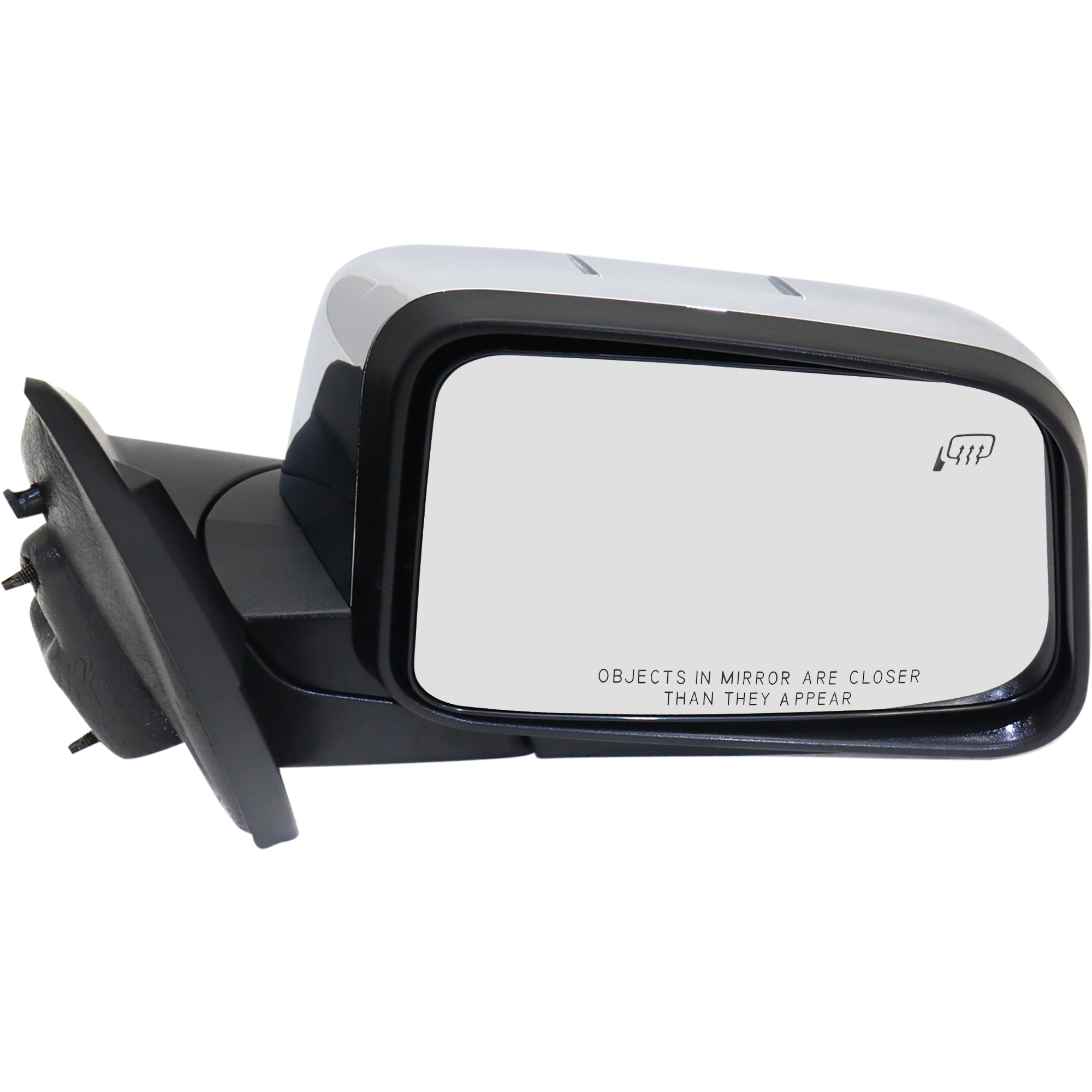 AM MKX 07-07 MIRROR RH Power Manual Folding Heated Chrome w Puddle Light No Memory SKU LN23CR Partslink FO1321475 OEM 7A1Z17682AB