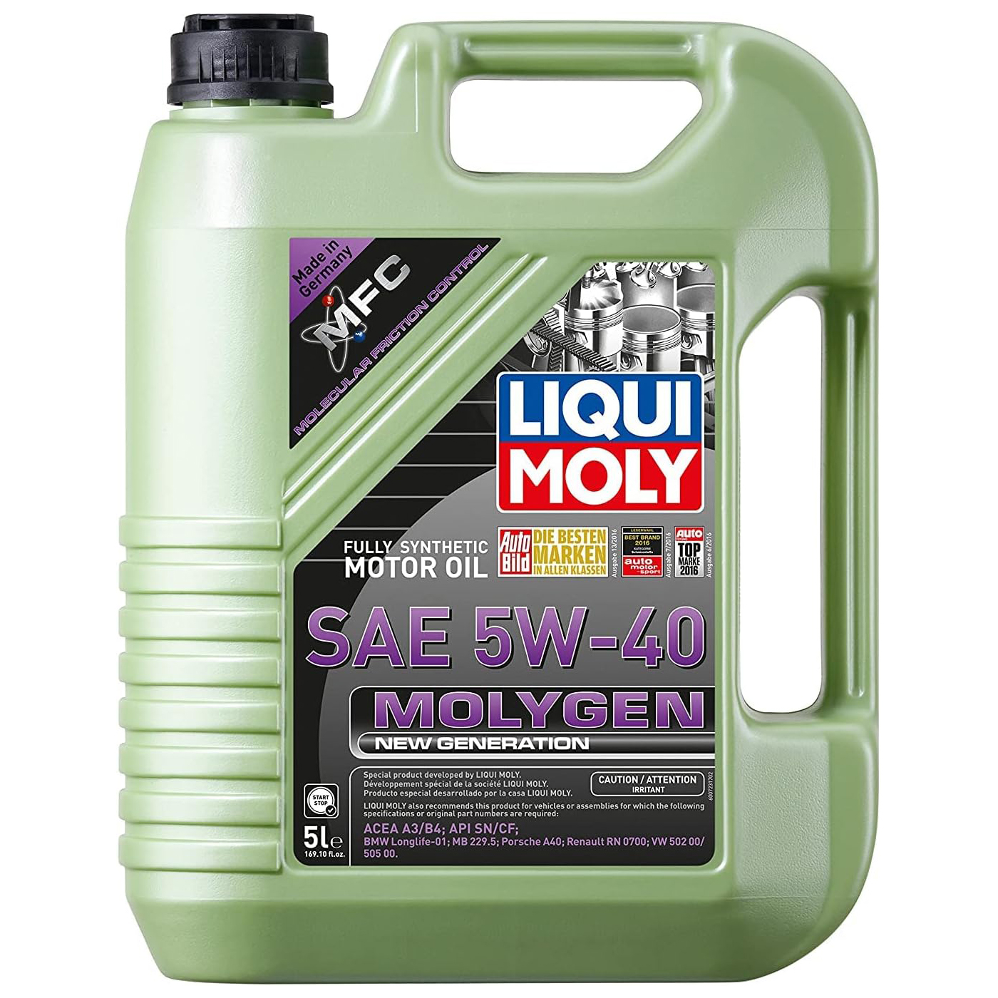 AM Molygen New Generation 5W 40 SKU LQM20232