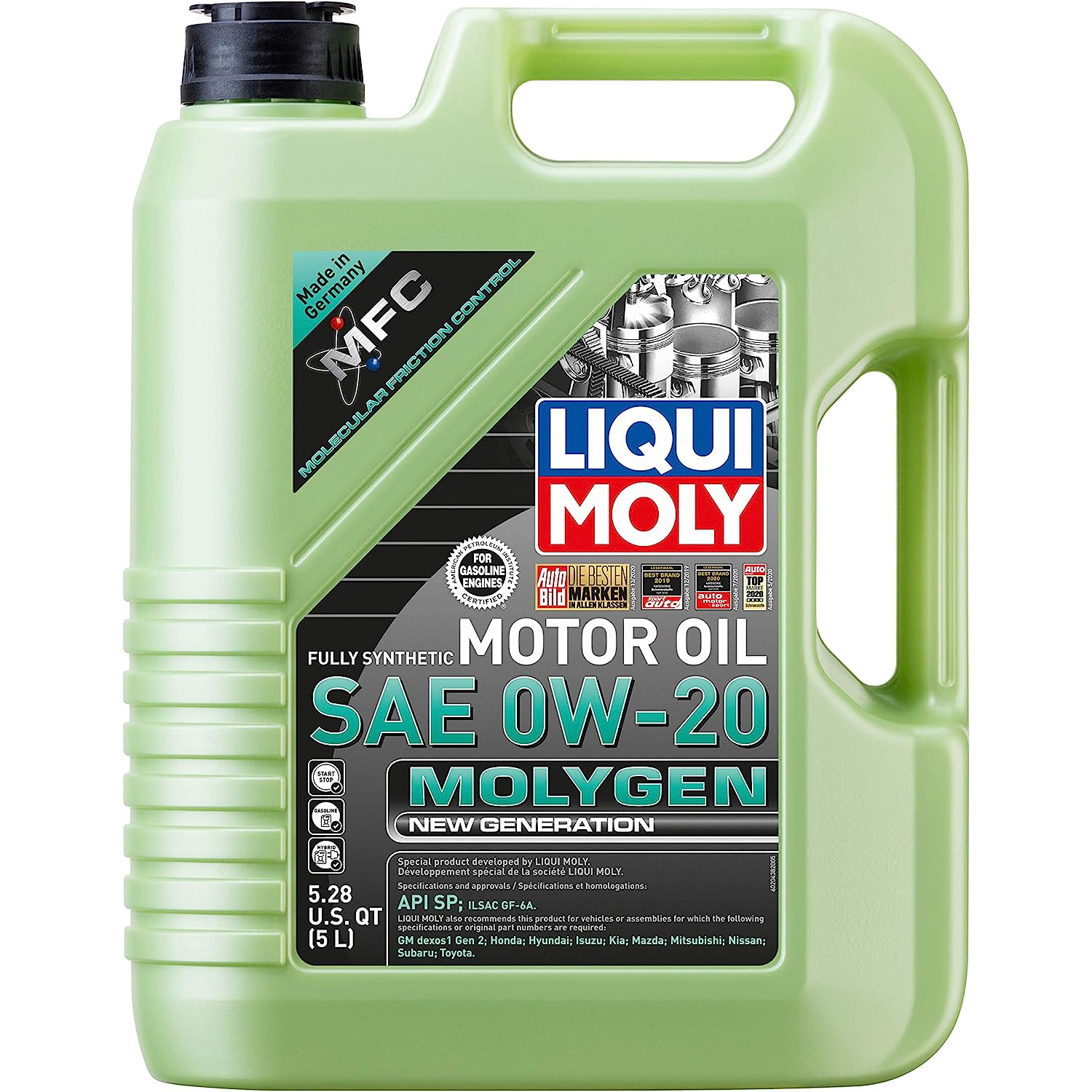AM Molygen New Generation 0W 20 SKU LQM20438