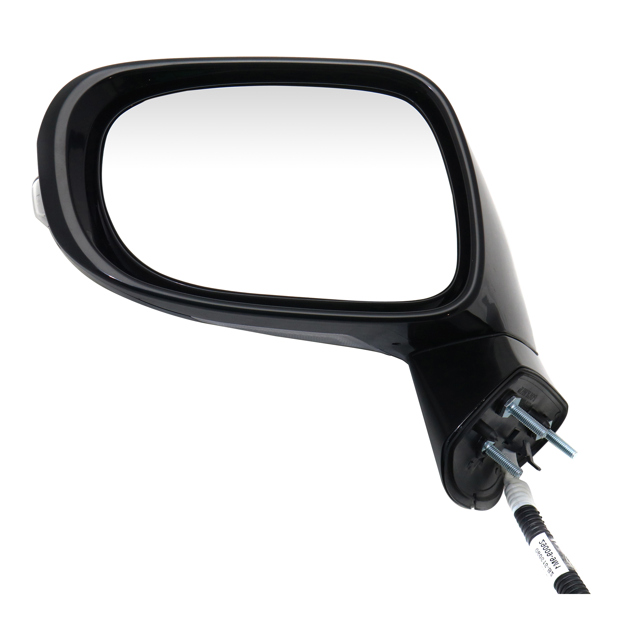 AM ES350-10-12 MIRROR LH Power Manual Folding Heated Paintable w In housing Signal Light and Memory No Auto dimming and BSD SKU LX32EL S Partslink LX1320135 OEM 8794033841C0