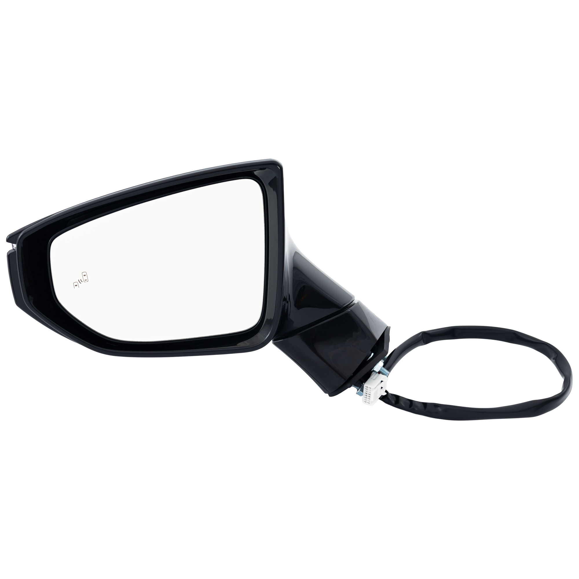 AM ES350 ES300H 19-19 MIRROR LH Power Manual Folding Heatd Paintable w Blind Spot Detection Signal Memory No Auto dimming Puddle Light Black Line Edition and Side View Camera Holes Japan No SKU LX40EL S Partslink LX1320179 OEM 8794006C30C0 PFM