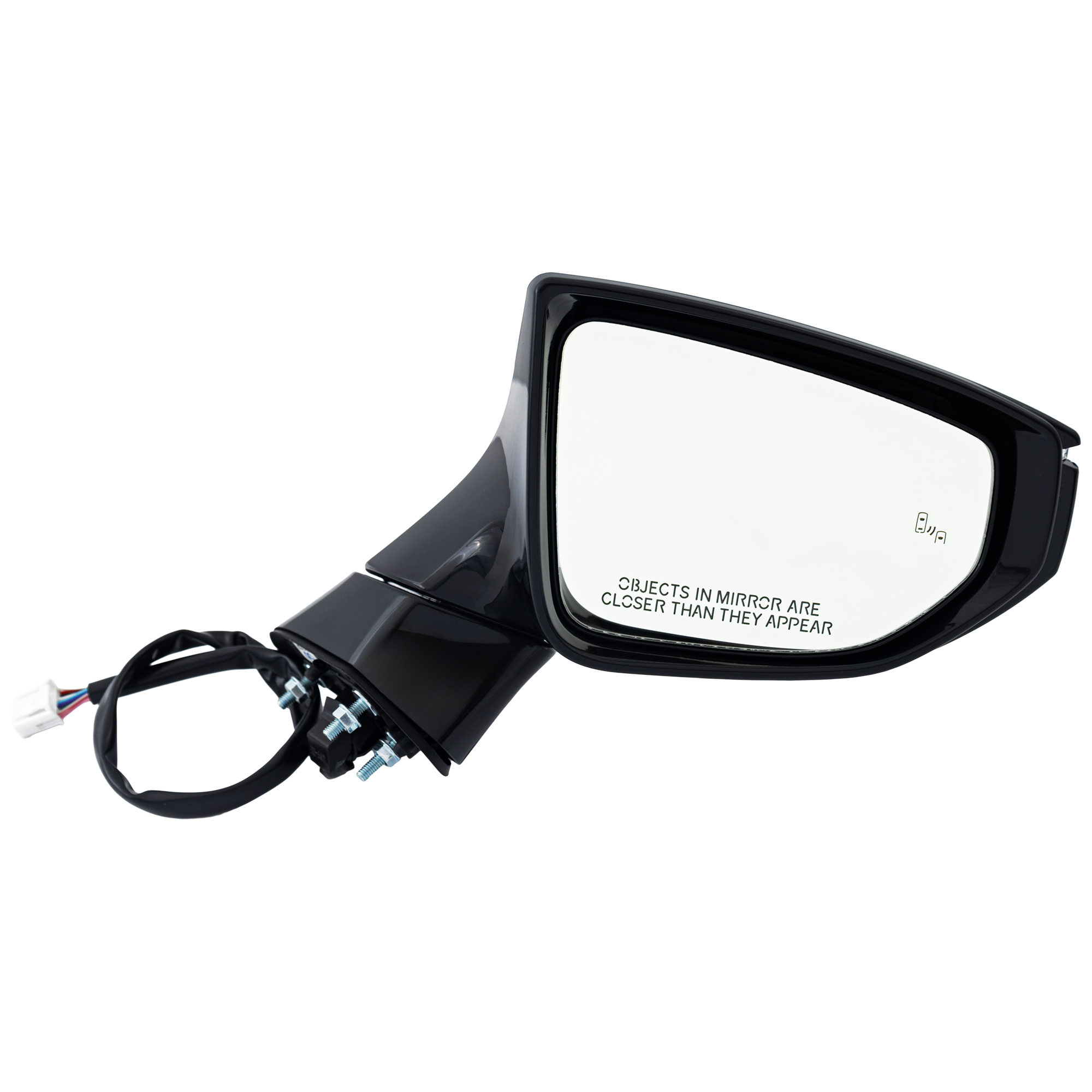 AM ES350 ES300H 19-19 MIRROR RH Power Manual Folding Heatd Paintable w Blind Spot Detection Signal Memory No Auto dimming Puddle Light Black Line Edition and Side View Camera Holes Japan No SKU LX40ER S Partslink LX1321179 OEM 8791006C30C0 PFM