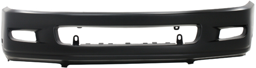 AM LANCER 02-03 FRONT BUMPER COVER Primed w o Hole ES LS Models SKU M010323P Partslink MI1000277 OEM MR972505 MR972520