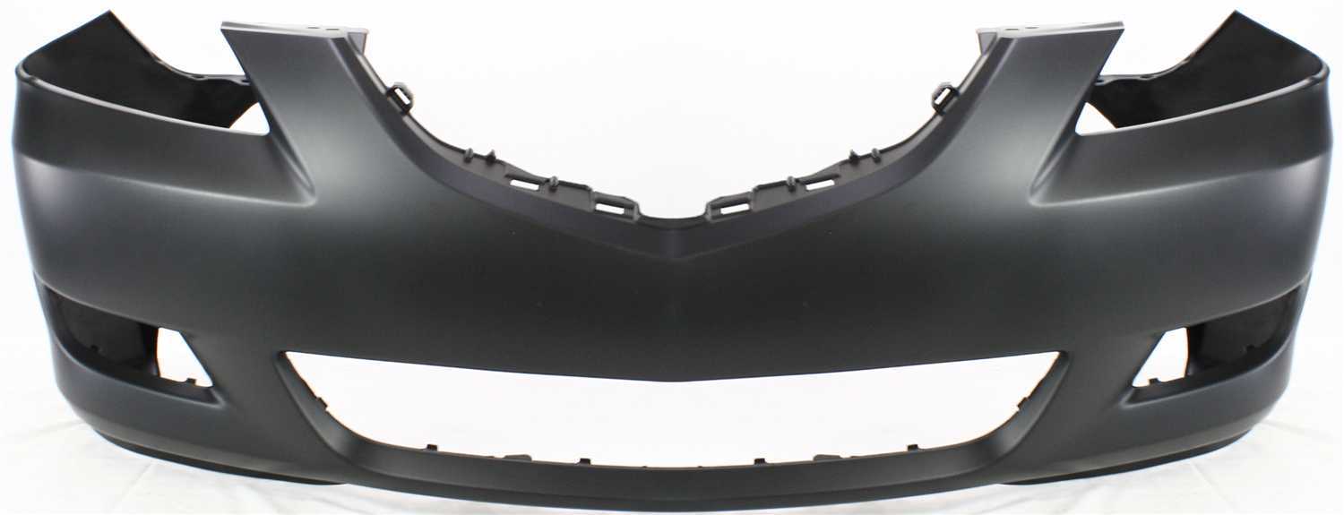 AM MAZDA 3-04-06 FRONT BUMPER COVER Primed Standard Type Sedan CAPA SKU M010337PQ Partslink MA1000196C OEM BNYP5003XEBB