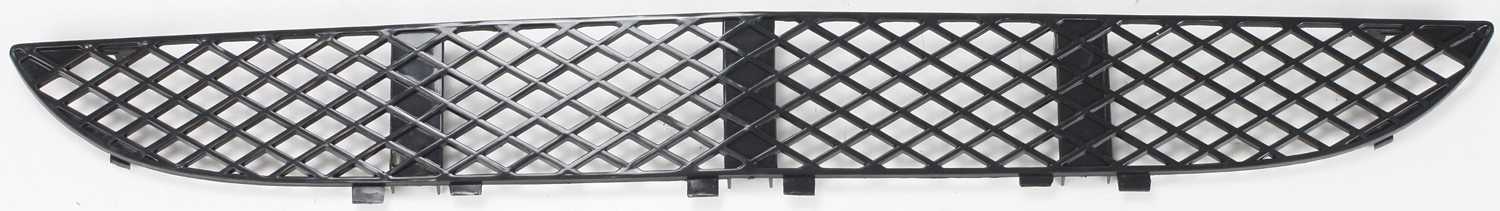 AM E CLASS 00-03 FRONT BUMPER GRILLE Center Black w o Sport and AMG Styling Pkg Sdn Wgn SKU M015307 Partslink MB1036101 OEM 2108850053
