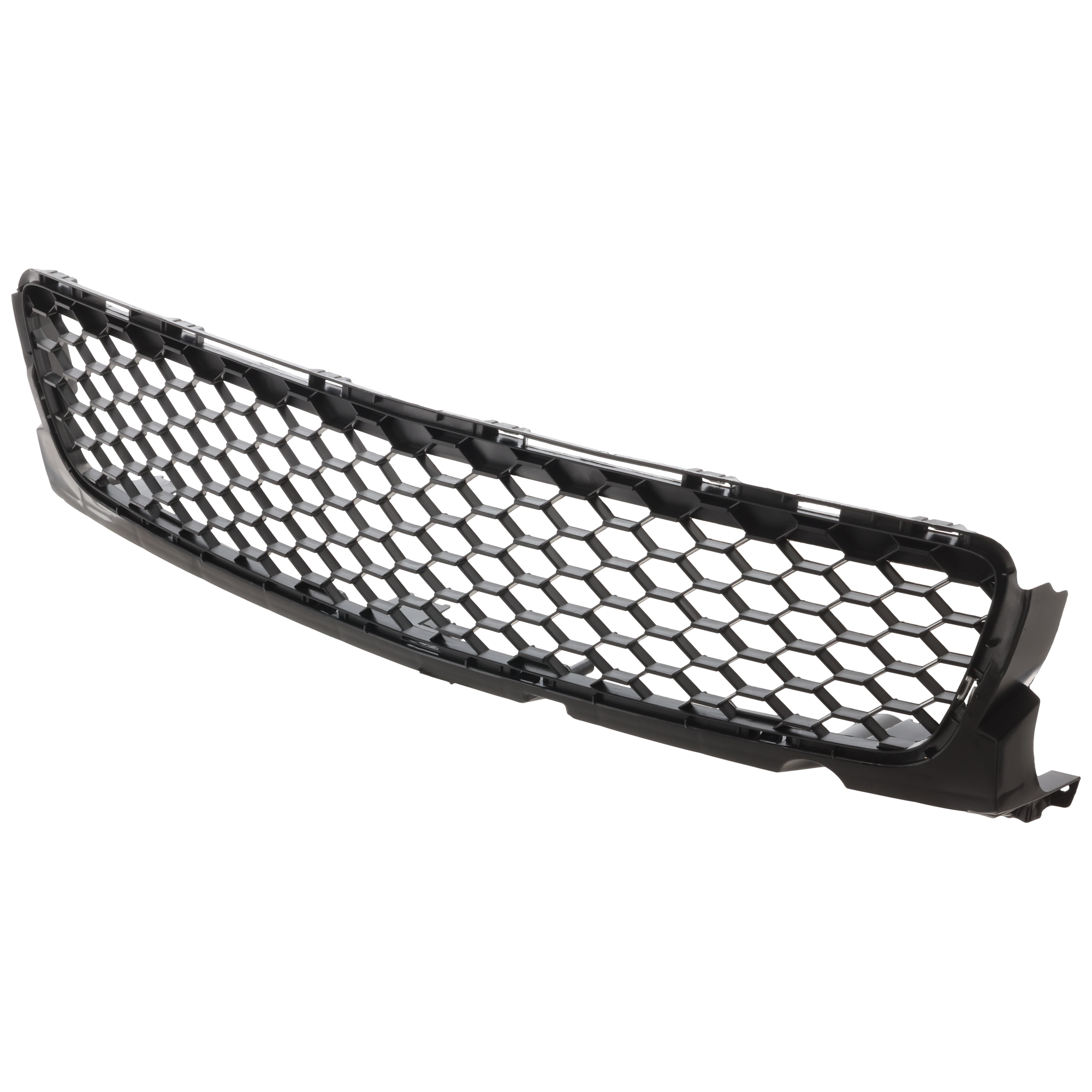 AM MAZDA 3-07-09 FRONT BUMPER GRILLE Black Std Type Sedan SKU M015312 Partslink MA1036105 OEM BR5H501T0