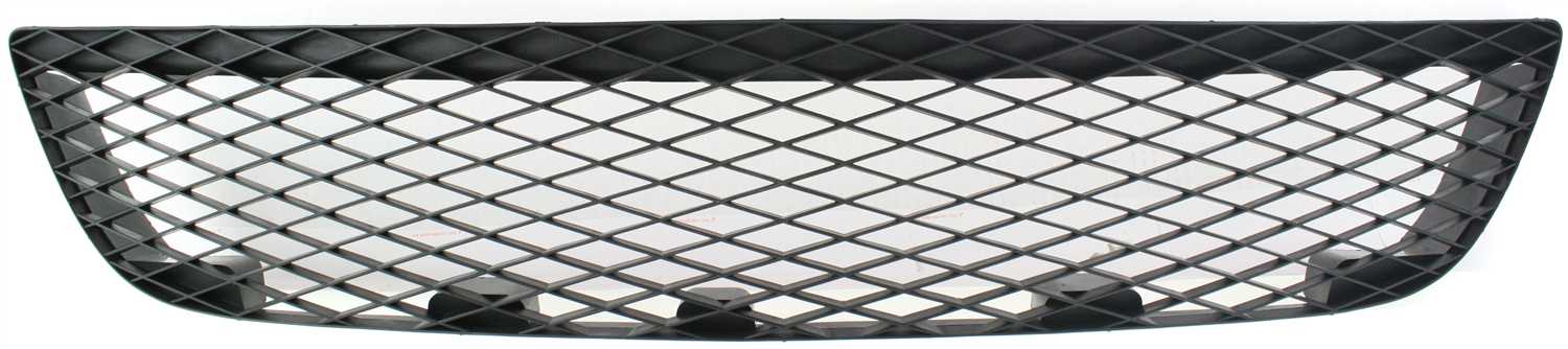 AM MAZDA 3-04-06 FRONT BUMPER GRILLE Cover Black Sport Type Sedan SKU M015314 Partslink MA1036103 OEM BN9C501T1A