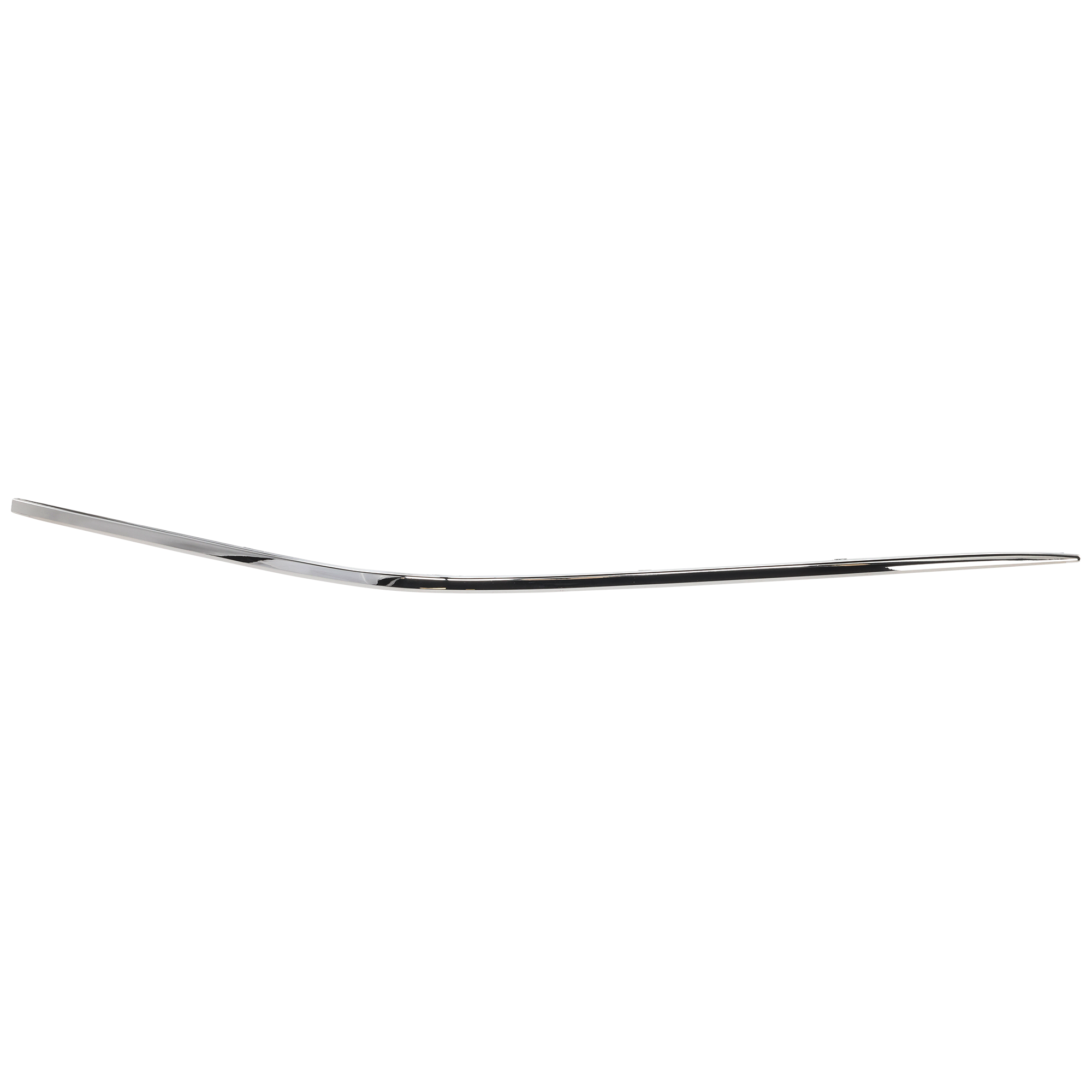 AM E CLASS 00-03 FRONT BUMPER MOLDING RH Cover Molding Mounts on Impact Strip Plastic Chrome 210 Chassis SKU M016103 Partslink MB1044102 OEM 2108851074