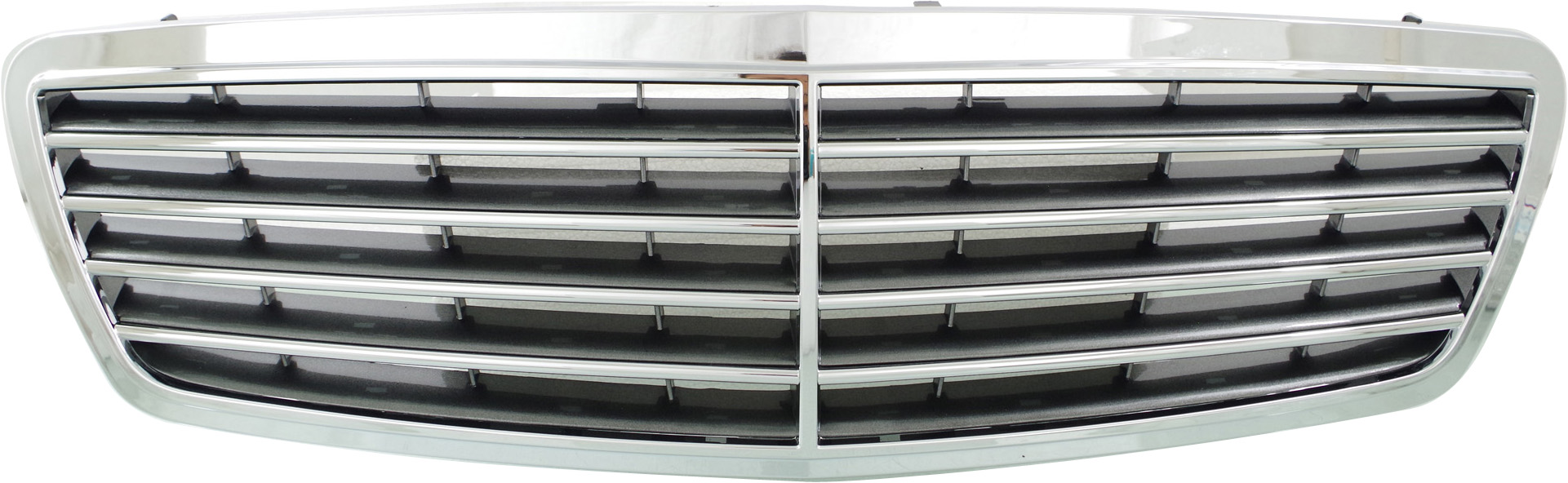 AM S CLASS 03-06 GRILLE Chrome Shell Painted Gray Insert w o Collision Warning System SKU M070149 Partslink MB1200125 OEM 22088005837712