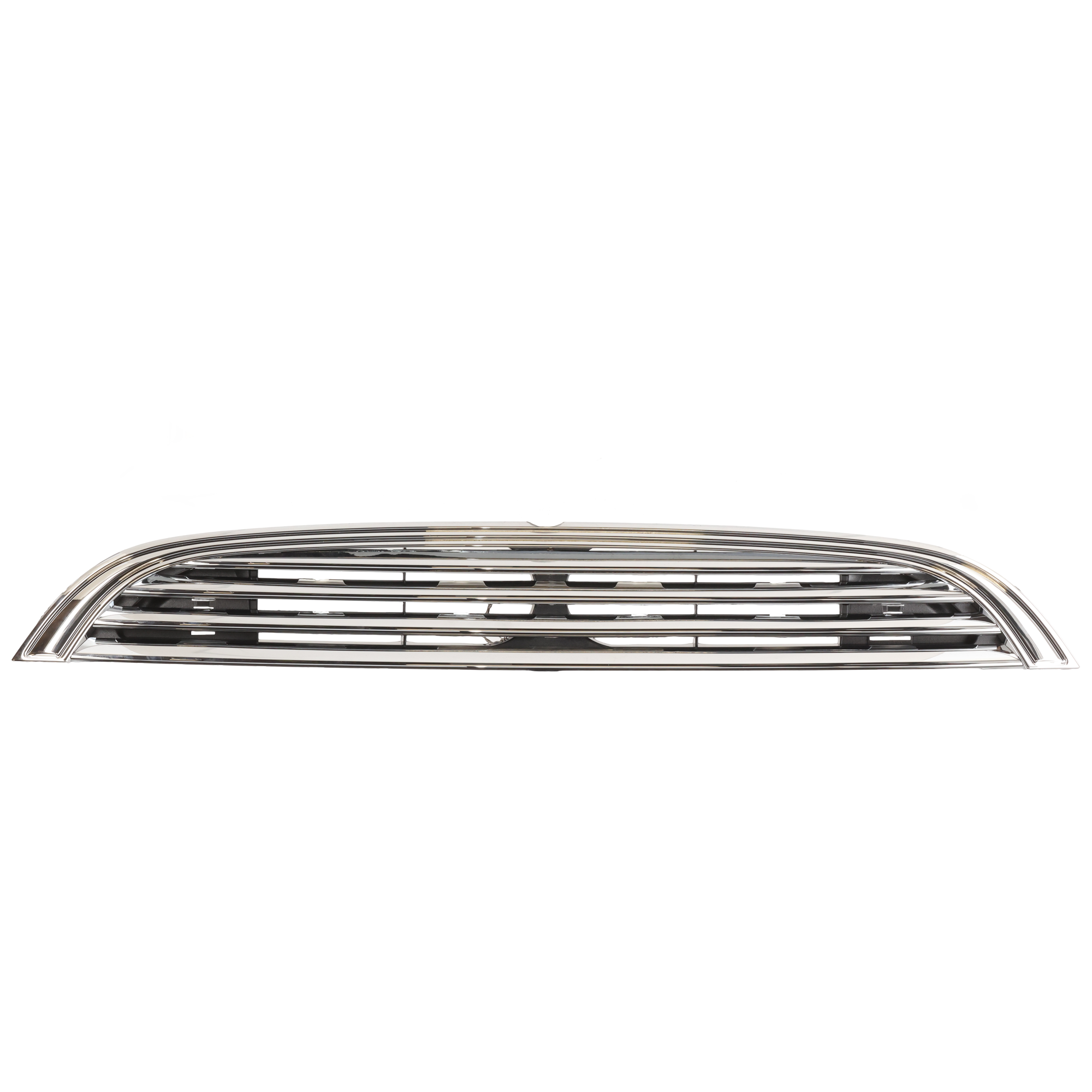 AM COOPER 02-04 GRILLE Plastic Chrome Shell Painted Black Insert w o Ground Effects Base Model SKU M070167 Partslink MC1200101 OEM 51137026202