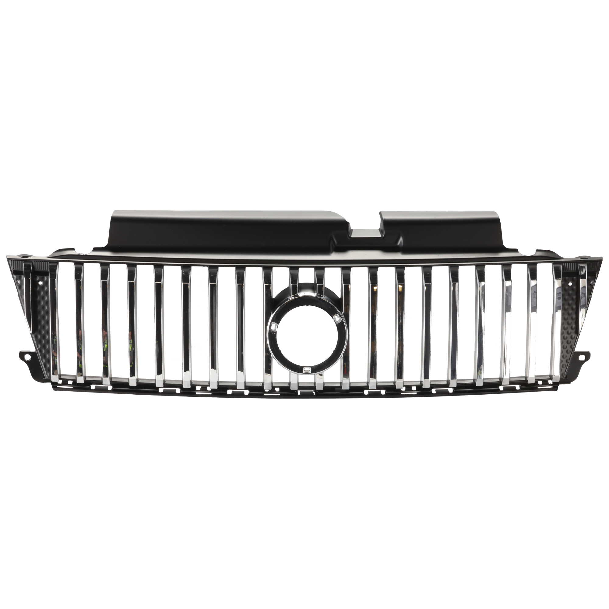 AM MARINER 05-07 GRILLE Plastic Painted Black Shell Chrome Insert Exc. Hybrid Model SKU M070180 Partslink FO1200468 OEM 5E6Z8200AA