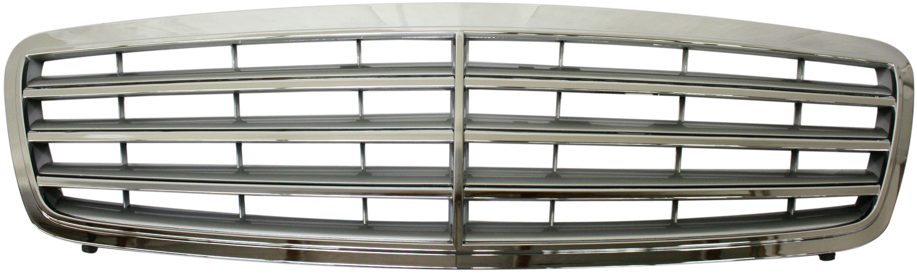 AM C CLASS 05-07 GRILLE Chrome Shell Gray Insert Frame Avantgarde Pkg Elegance Pkg 203 Chassis SKU M070194 Partslink MB1200144 OEM 20388002237246