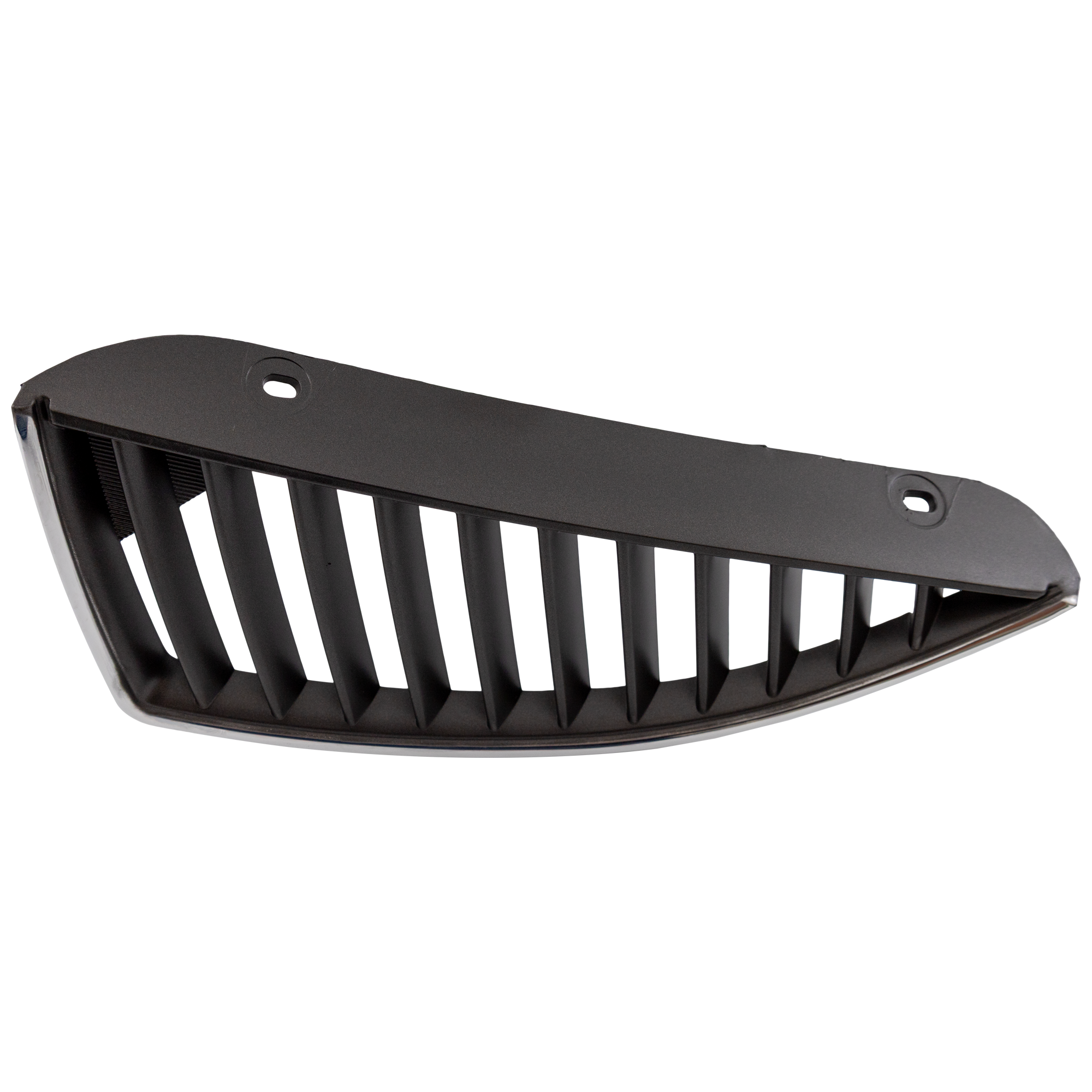 AM LANCER 04-05 GRILLE LH Chrome Shell Silver Black Insert Sedan 11 Strip Exc. Eclipse Model SKU M070316 Partslink MI1200248 OEM MN161113