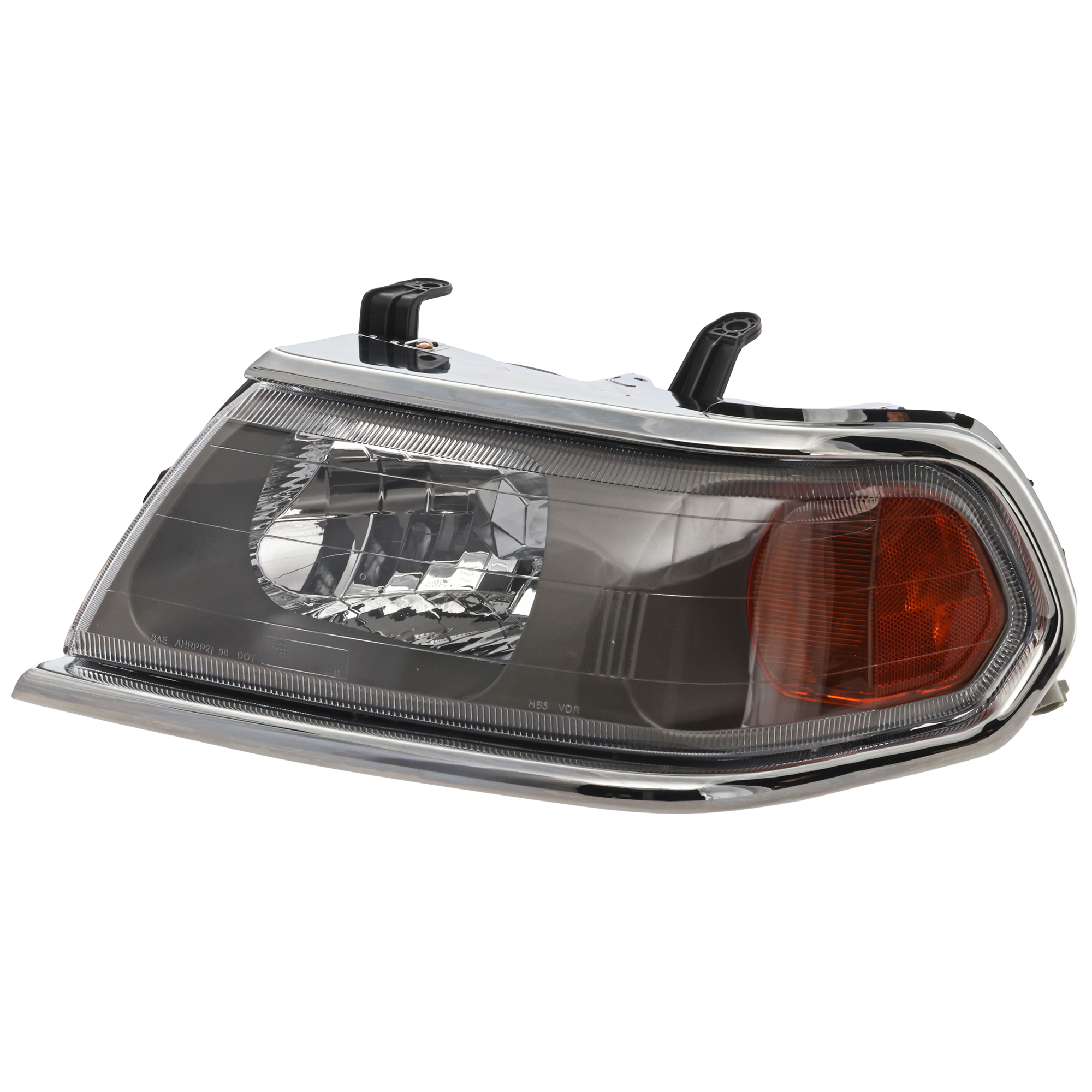 AM MONTERO SPORT 00-04 HEAD LAMP LH Assembly Halogen Chrome From 3-2000 SKU M100104 Partslink MI2502121 OEM MR566767