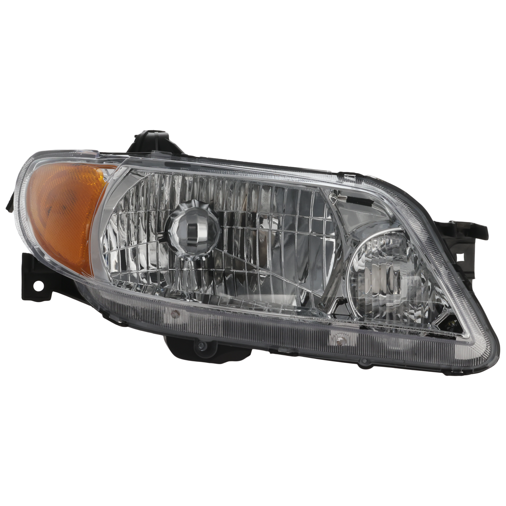 AM PROTEGE 01-03 HEAD LAMP RH Assembly Halogen Aluminum Bezel Sedan SKU M100145 Partslink MA2503119 OEM BL8D510K0D