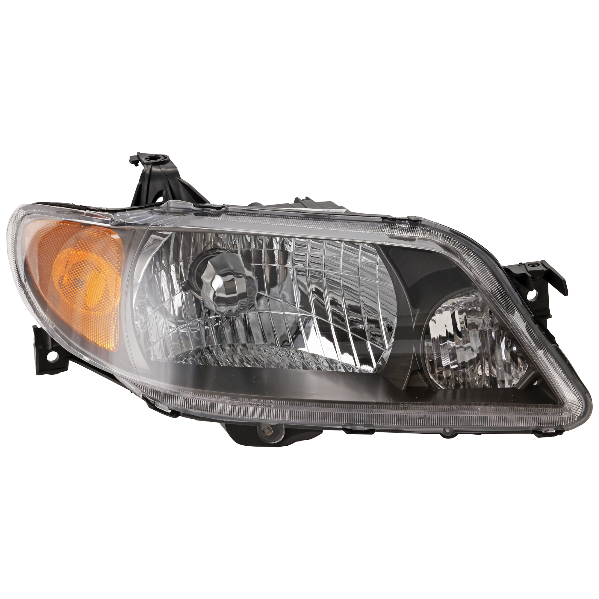 AM PROTEGE 01-03 HEAD LAMP RH Assembly Halogen Metal Coat Bezel Sedan SKU M100147 Partslink MA2503120 OEM BL8E510K0D
