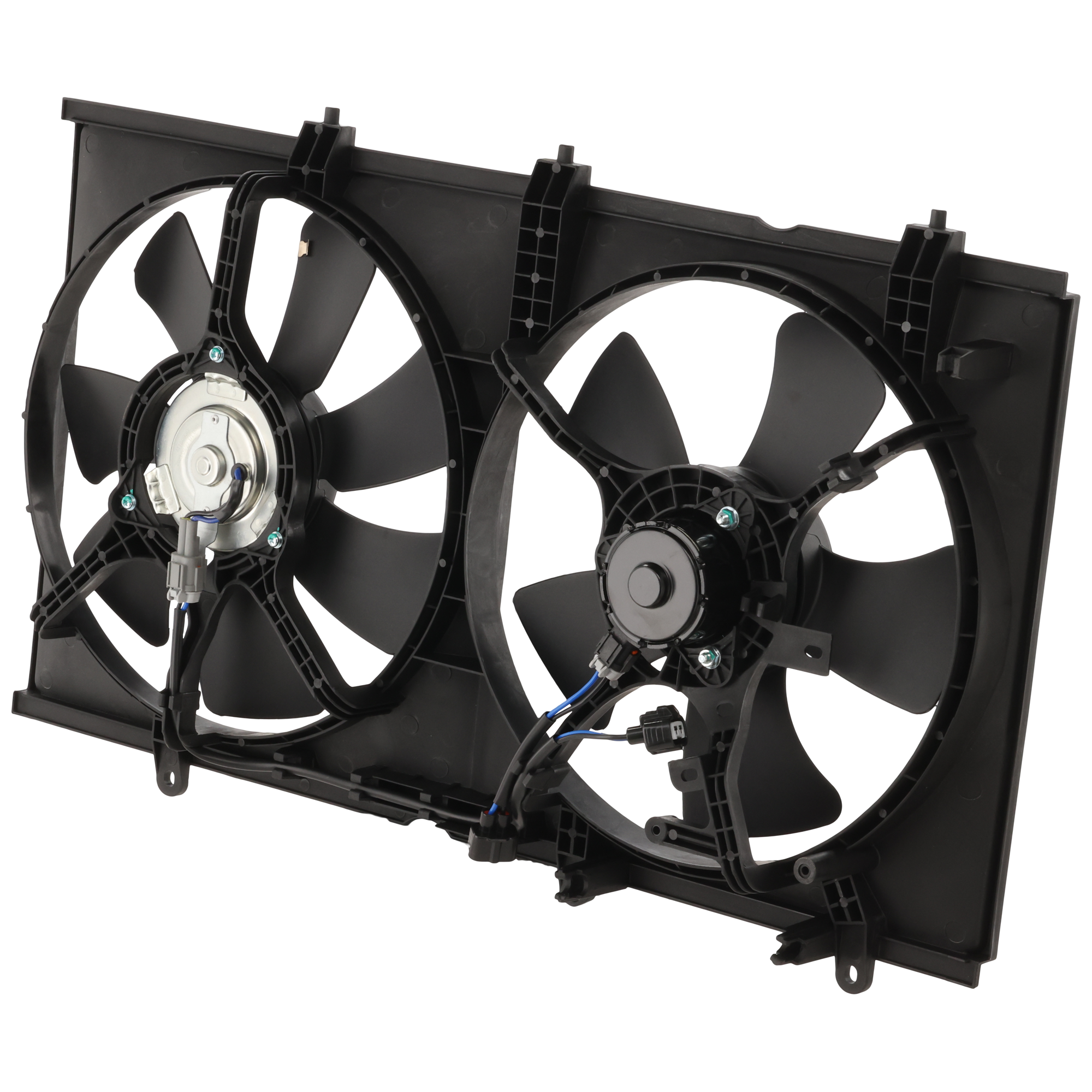 AM LANCER 03-06 RADIATOR FAN SHROUD ASSEMBLY Dual Fan Type 2.0L Eng. SKU M160930 Partslink MI3115119 OEM MR968365