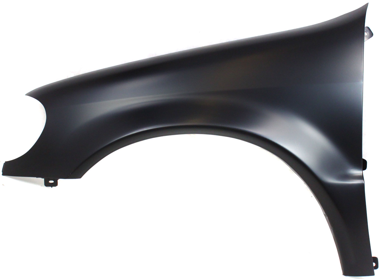 AM ML CLASS 02-05 FRONT FENDER LH Primed w o Side Light Hole 163 Chassis SKU M220136 Partslink MB1240128 OEM 1638801906