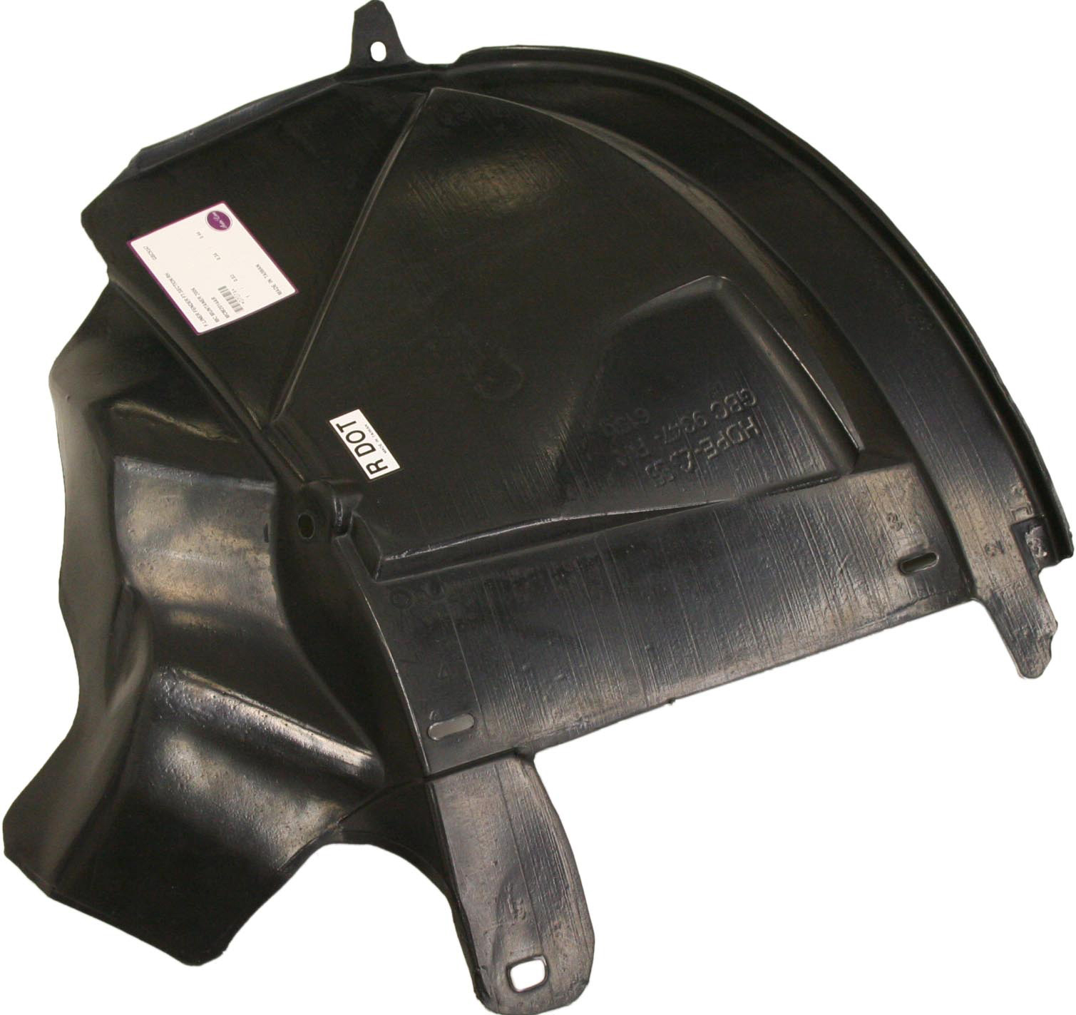 AM MOUNTAINEER 06-10 FRONT FENDER LINER RH Extension Front Section Plastic SKU M222331 Partslink FO1251139 OEM 6L9Z16D072AA