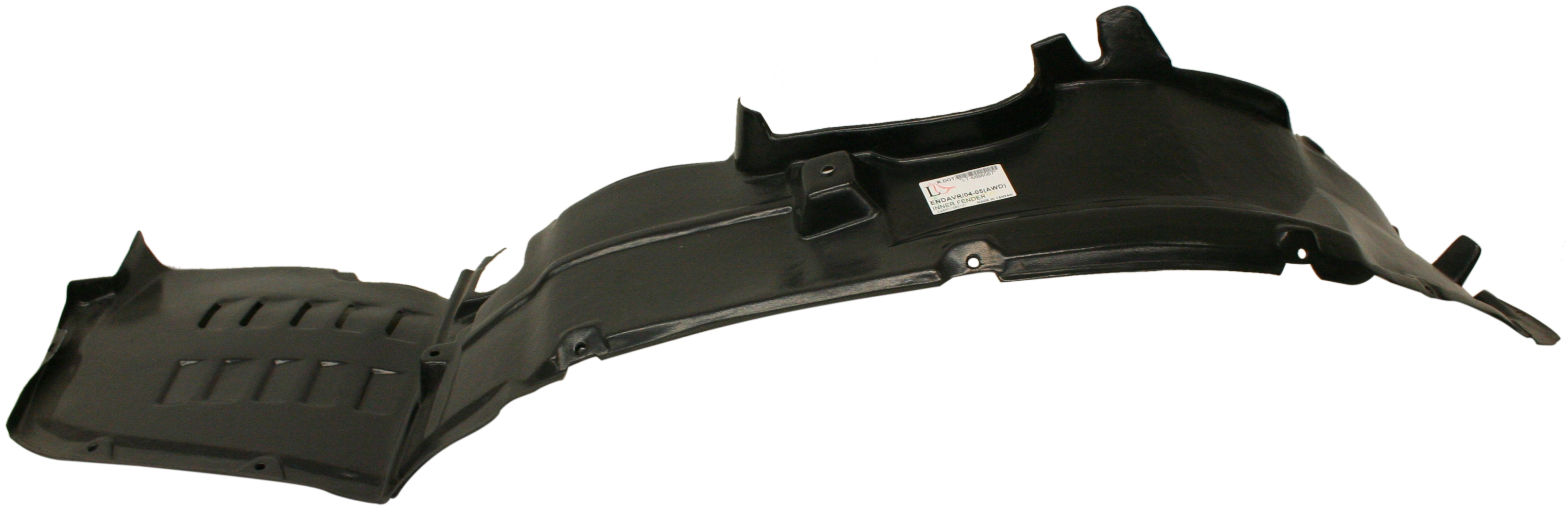 AM ENDEAVOR 04-05 FRONT FENDER LINER LH SKU M222342 Partslink MI1250108 OEM MN150587
