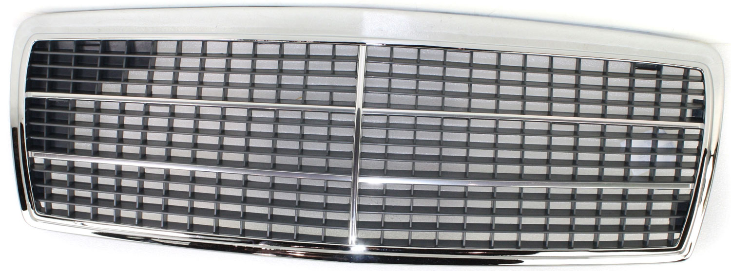 AM C CLASS 94-97 GRILLE Mesh Insert Chrome Shell Painted Gray Insert 202 Chassis SKU M224 Partslink MB1200105 OEM 2028800083