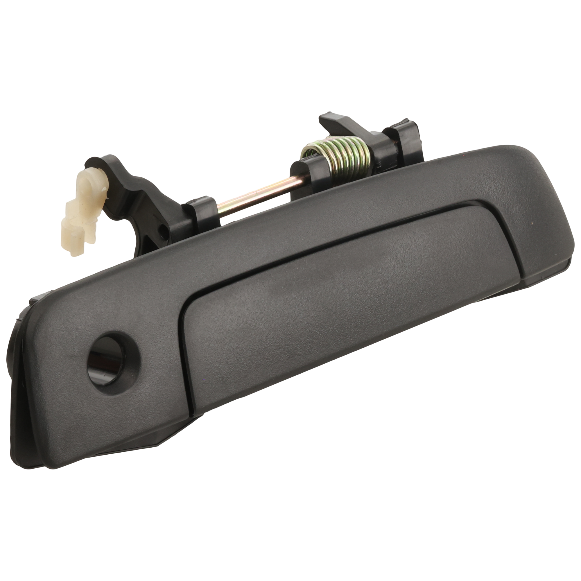 AM MIRAGE 97-02 ECLIPSE 00-05 FRONT EXTERIOR DOOR HANDLE RH Textured Black w Keyhole SKU M462131 Partslink MI1311104 OEM MR777049