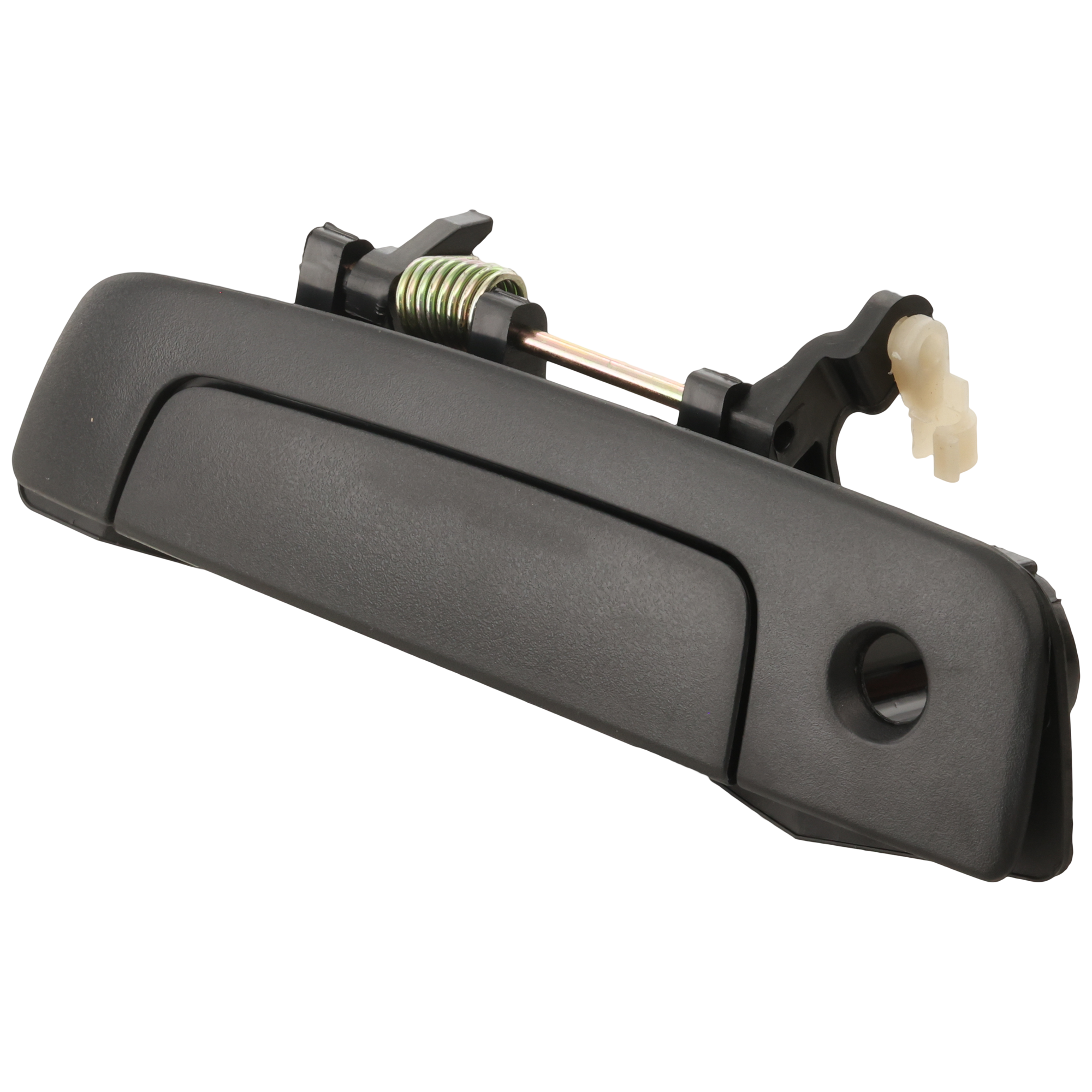 AM MIRAGE 97-02 ECLIPSE 00-05 FRONT EXTERIOR DOOR HANDLE LH Textured Black w Keyhole SKU M462132 Partslink MI1310104 OEM MR777041