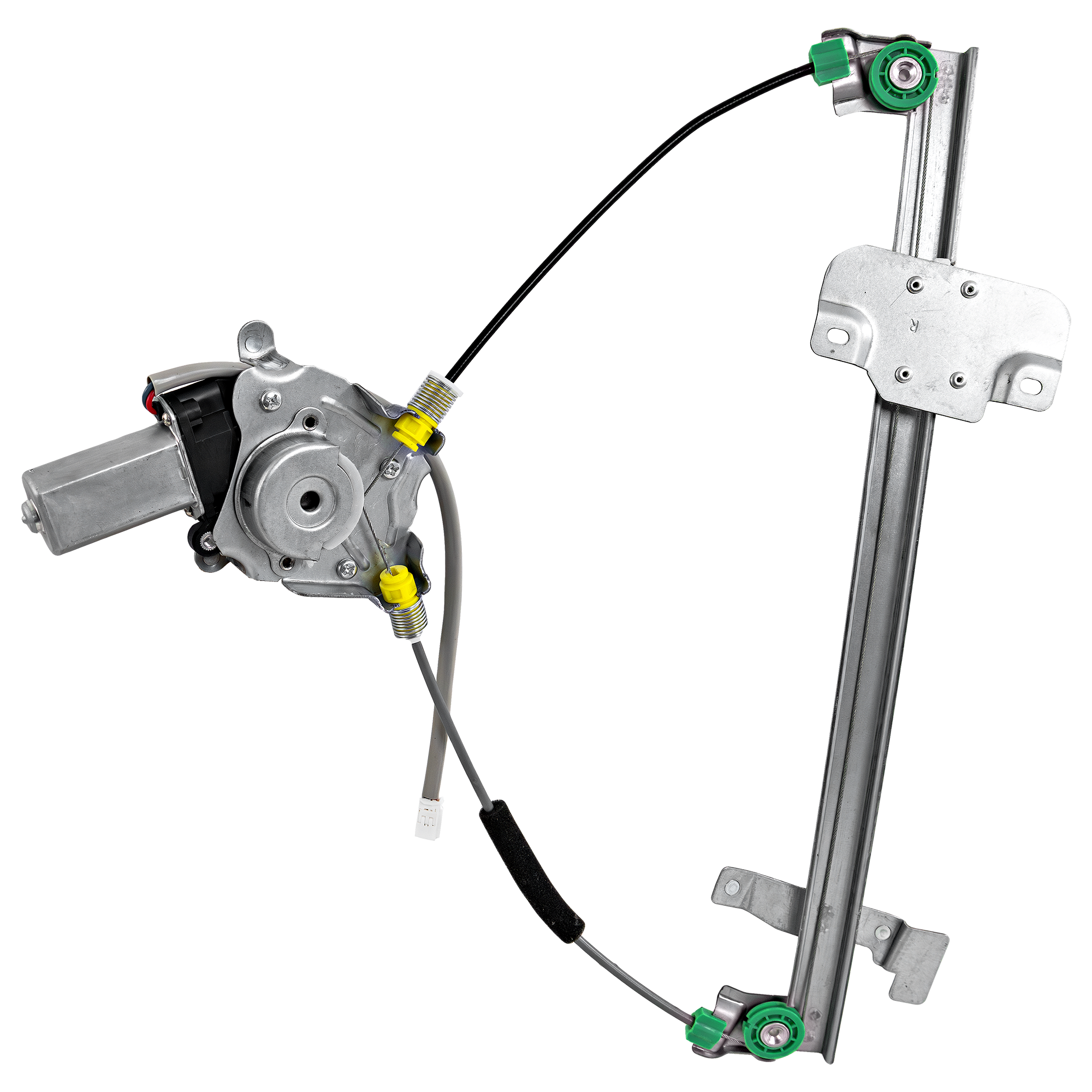AM PROTEGE 99-03 PROTEGE5-02-03 FRONT WINDOW REGULATOR RH Power w Motor SKU M462929 Partslink MA1351127 MA1351106 OEM B25F58590A PFM BJ0E58590E