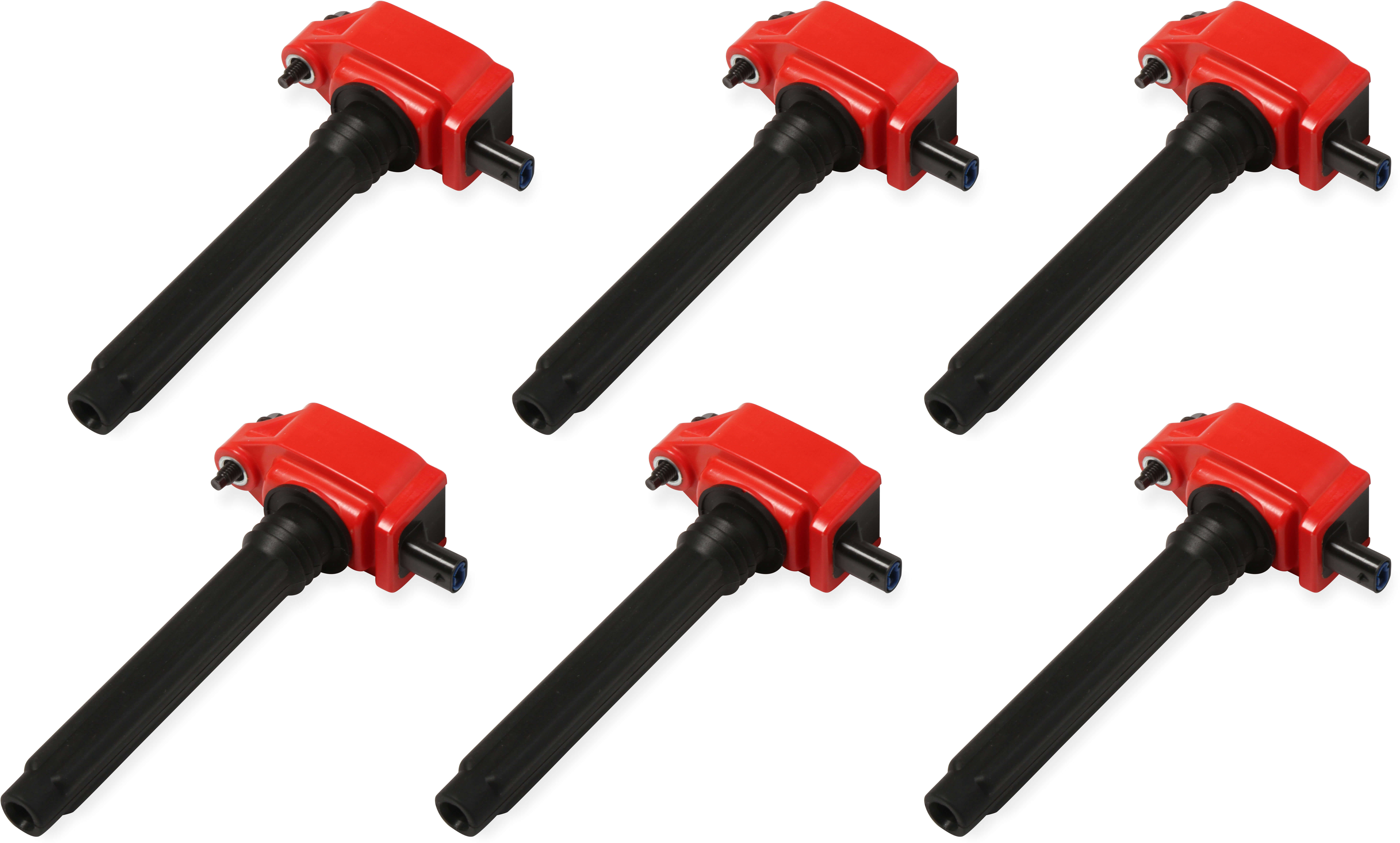 AM Coils Red Chrysler V6-11-16-6 Pack MSD Blaster SKU M4682736
