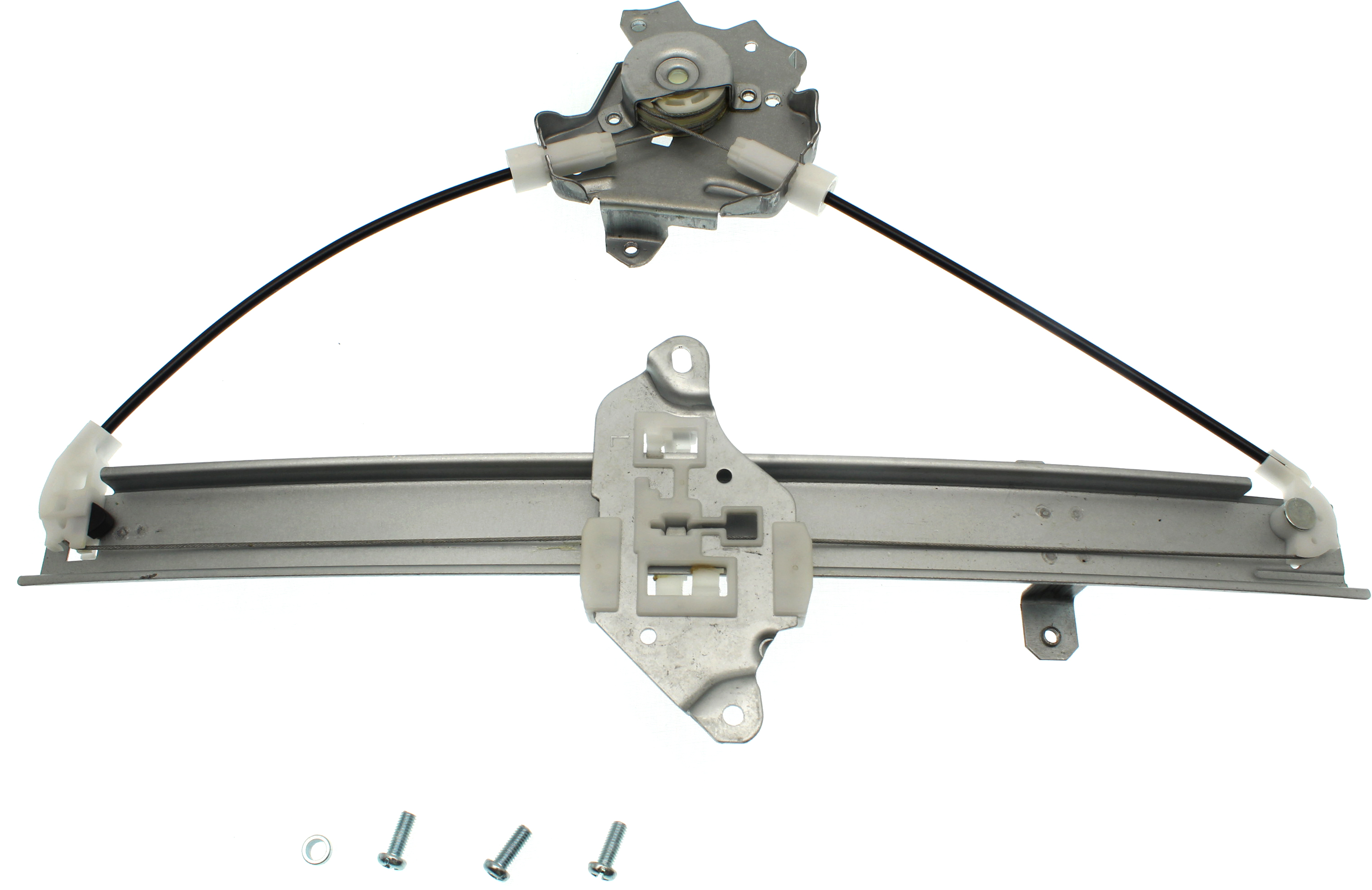 AM LANCER 02-07 REAR WINDOW REGULATOR LH Power w o Motor ES LS OZ Rally Models SKU M491706 OEM MR991337