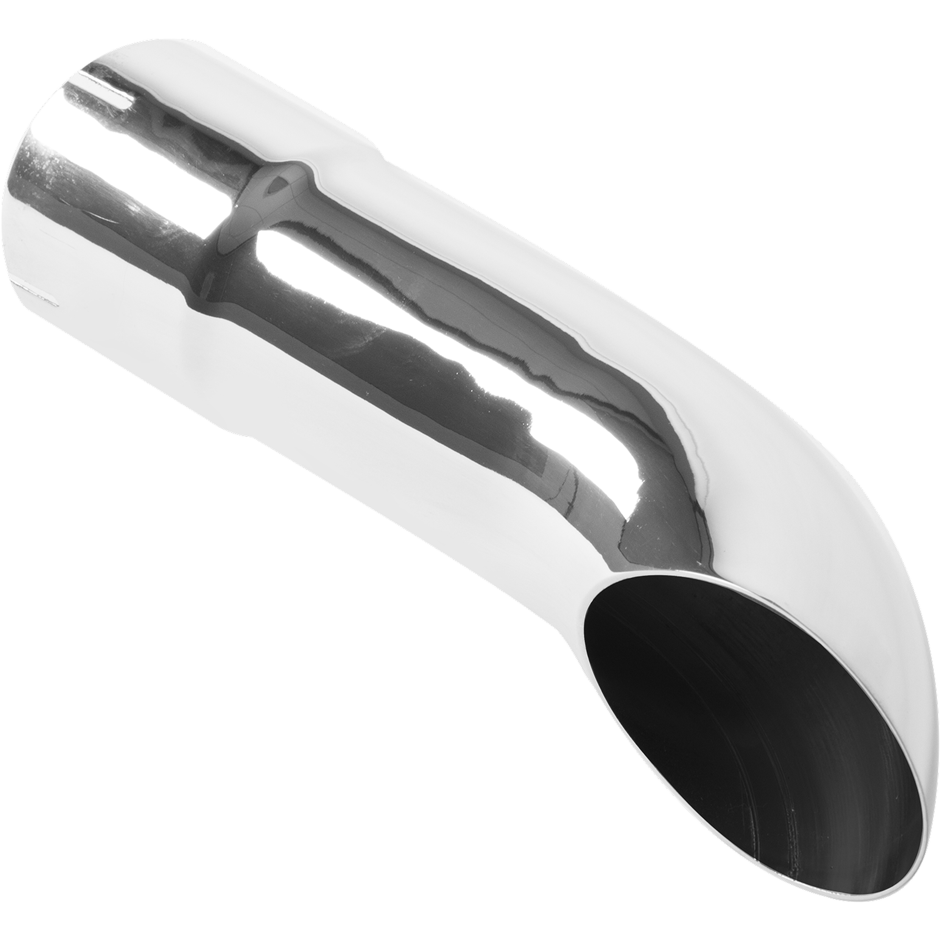 AM 3 in. inlet 3 in. outlet Turndown cut Polished Universal SKU M6635180