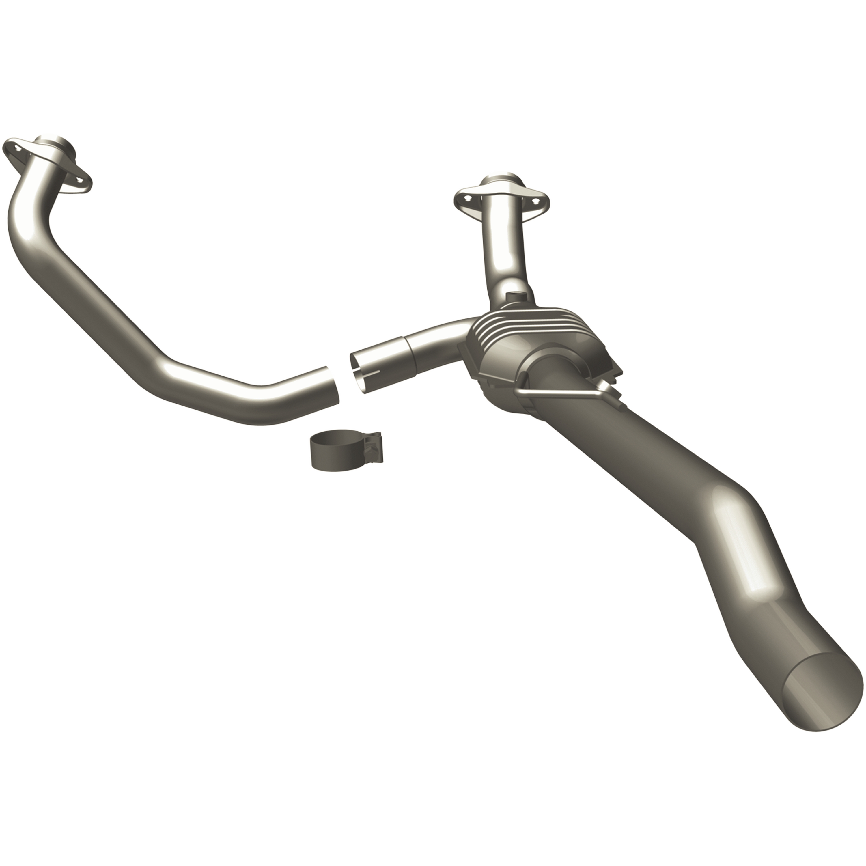AM V8-5.7L 49 State Legal Direct Fit Stainless Steel Tubing SKU M6649608 OEM 645857-50531-9199-20452