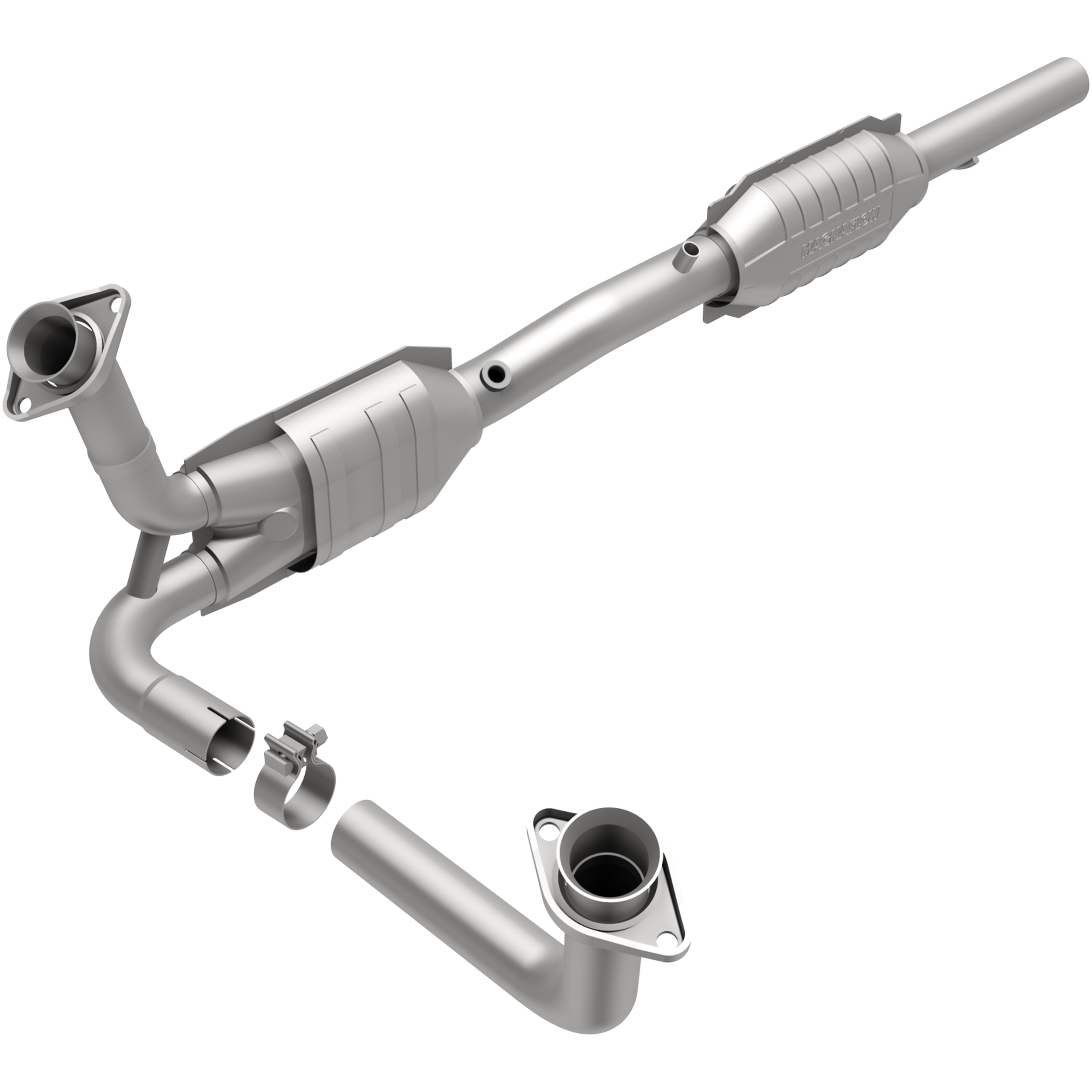 AM V8-5.0L 49 State Legal Direct Fit Stainless Steel Tubing SKU M6693324 OEM 645923-14637-19086-9396-30304