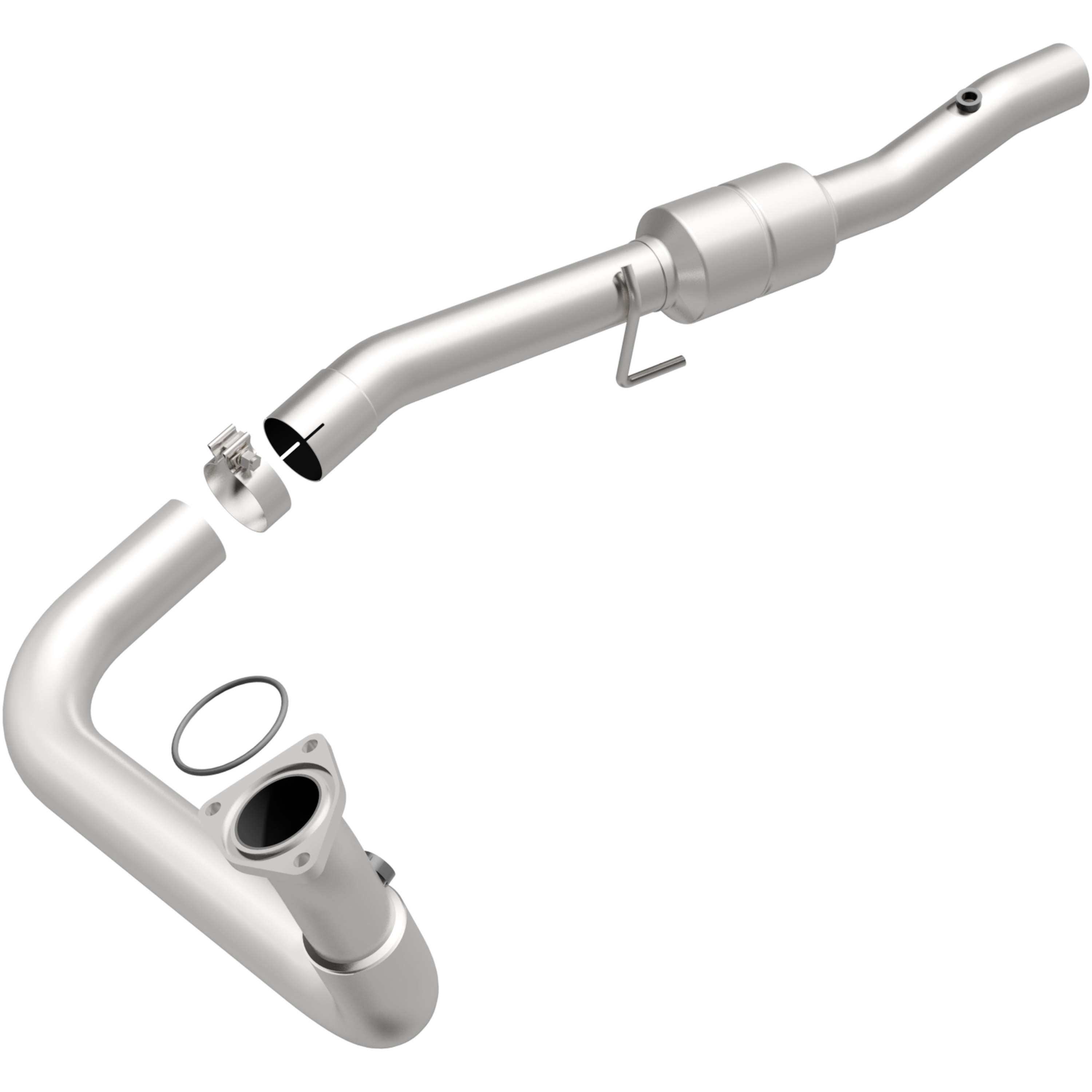 AM V8-6.0L 49 State Legal Direct Fit Stainless Steel Tubing SKU M6693480 OEM 645782-55335-19373-9213-50423