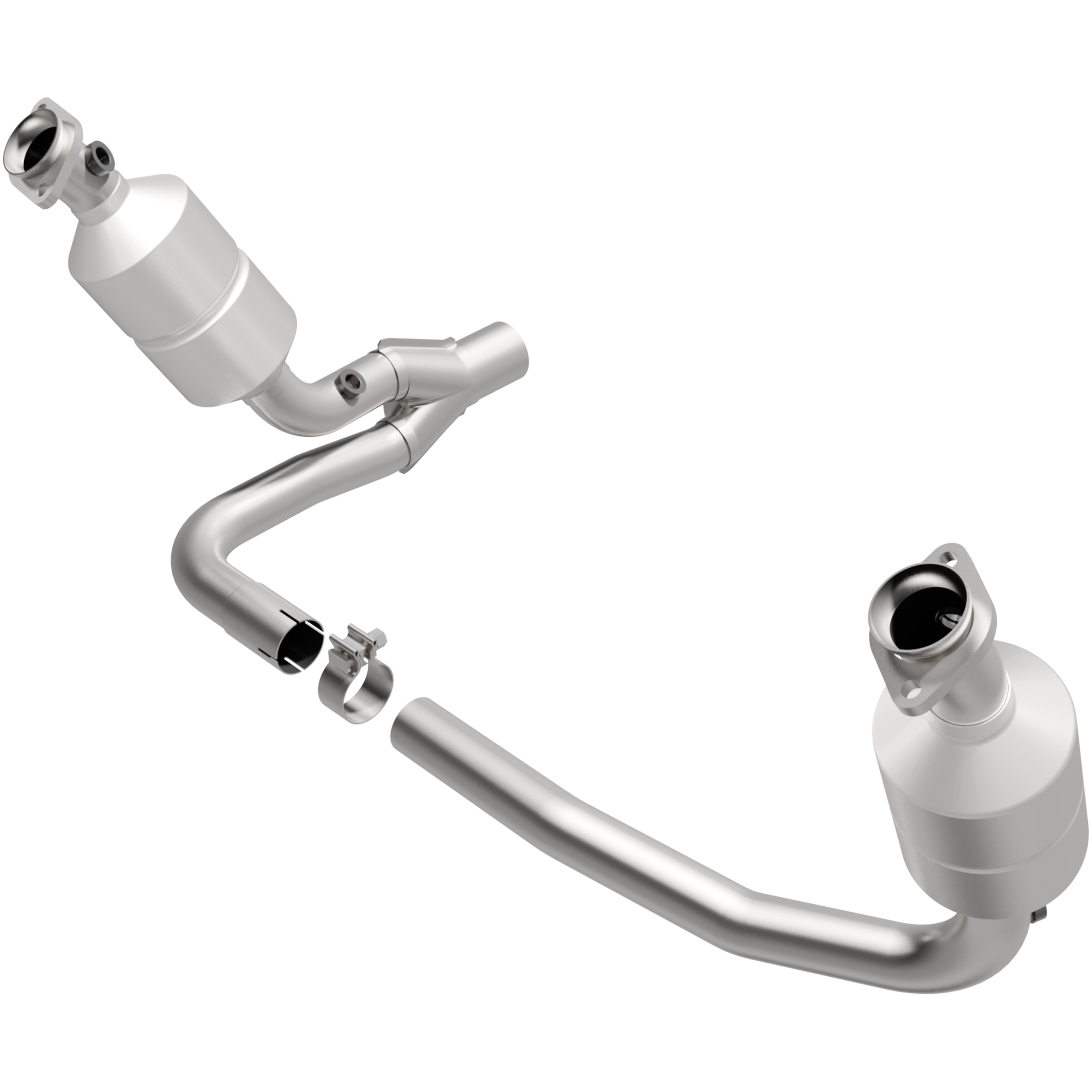 AM V6-3.7L V8-4.7L 49 State Legal Direct Fit Stainless Steel Tubing SKU M6693611 OEM 645428-50209