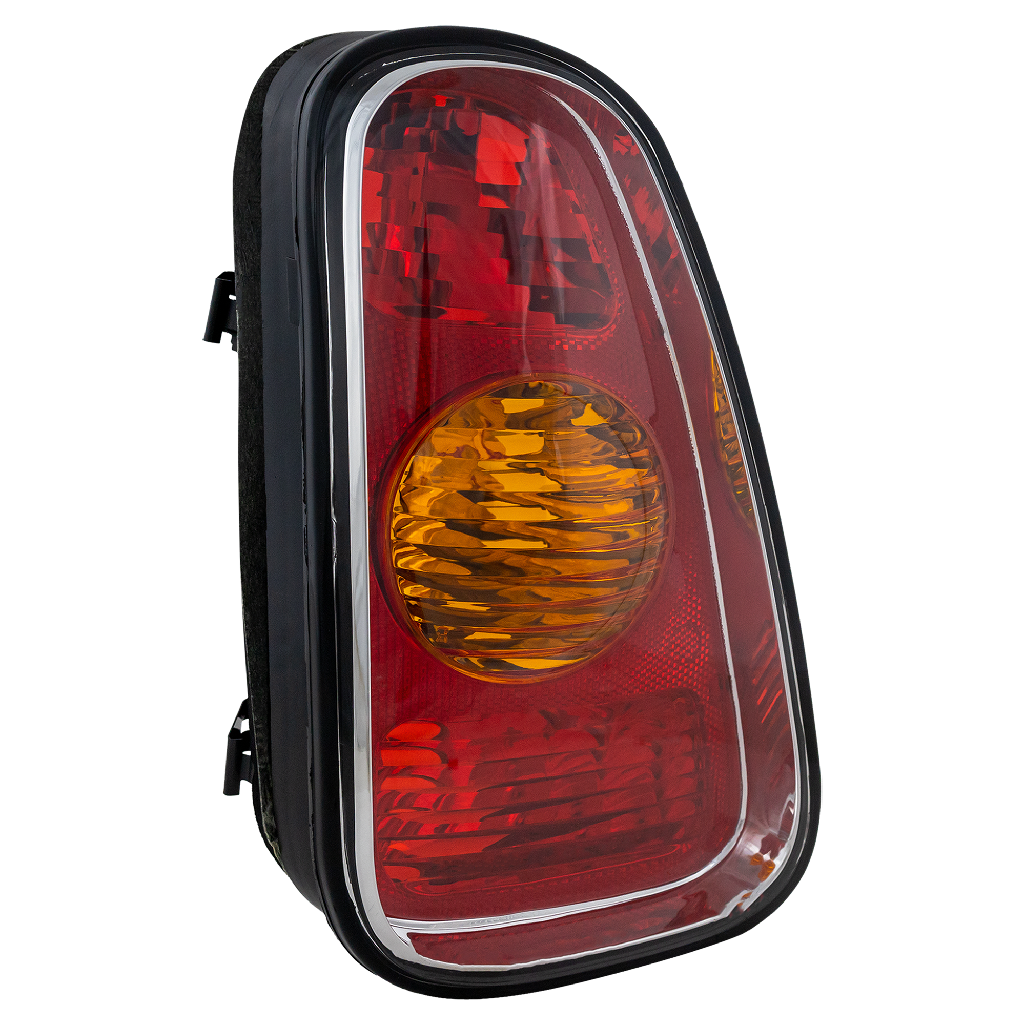 AM COOPER 02-04 TAIL LAMP LH Lens and Housing Amber and Red Hatchback To 7-04 SKU M730128 Partslink MC2818101 OEM 63216935783