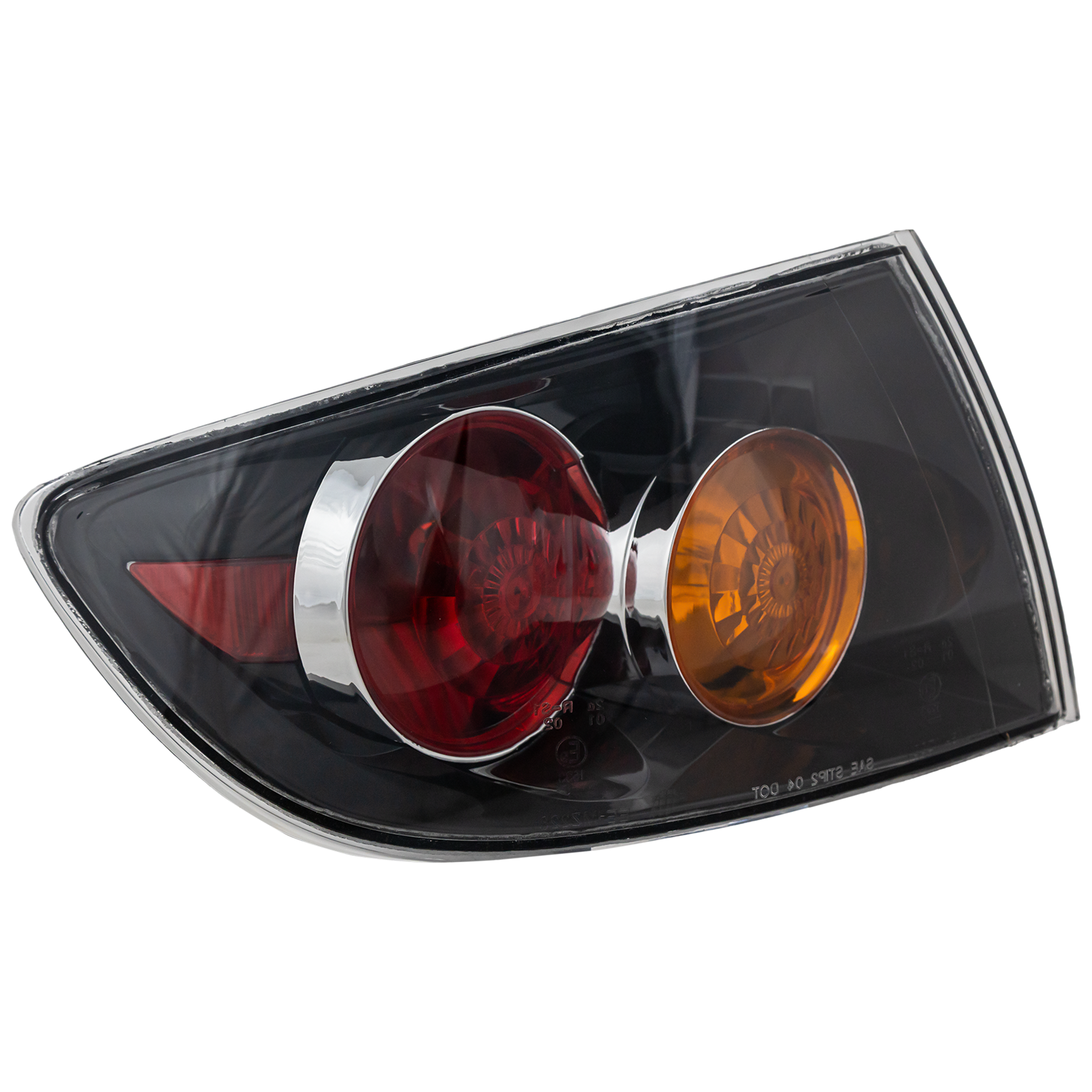 AM MAZDA 3-04-06 TAIL LAMP LH Outer Assembly Sport Type Bumper Sedan SKU M730152 Partslink MA2800127 OEM BN8R51160E