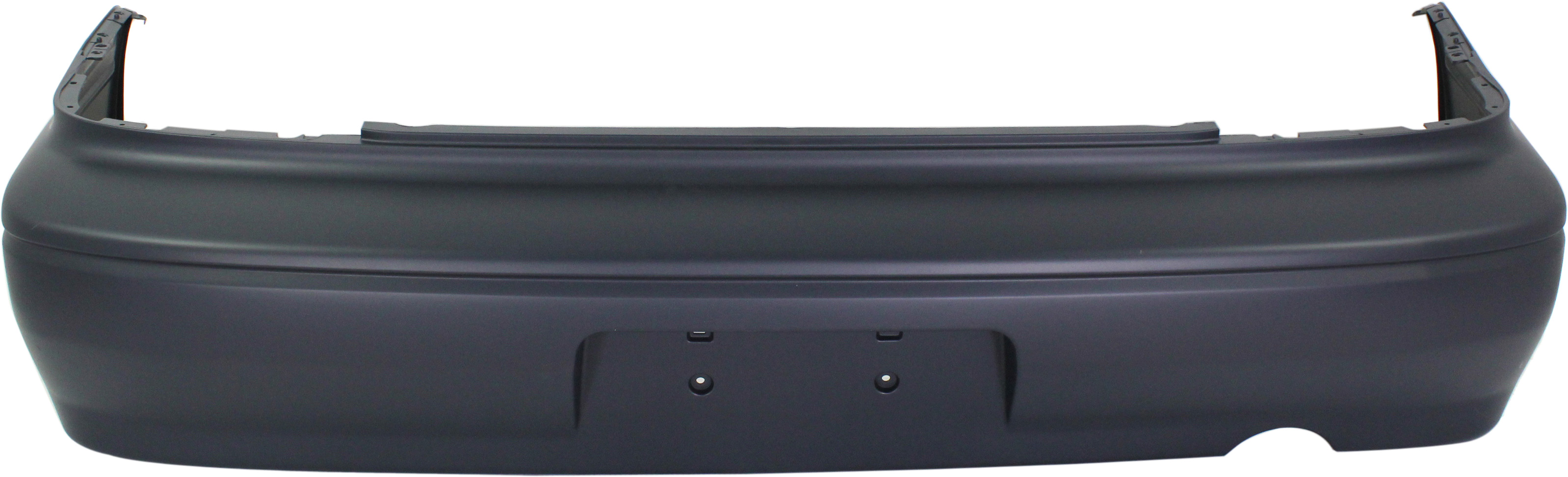 AM LANCER 02-03 REAR BUMPER COVER Primed ES LS Model w o Spoiler Holes SKU M760106P Partslink MI1100260 OEM MR972542