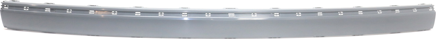 AM E CLASS 00-03 REAR BUMPER MOLDING Center Impact Strip Textured w o Parktronic Holes Sedan SKU M763513 Partslink MB1157117 OEM 2108853221 PFM