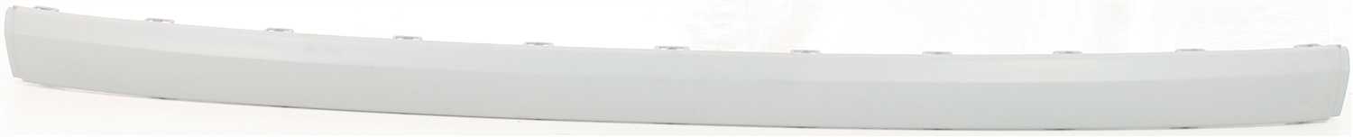 AM E CLASS 03-06 REAR BUMPER MOLDING Center Impact Strip Primed w o Parktronic System w o SKU M763516 Partslink MB1157123 OEM 2118850021