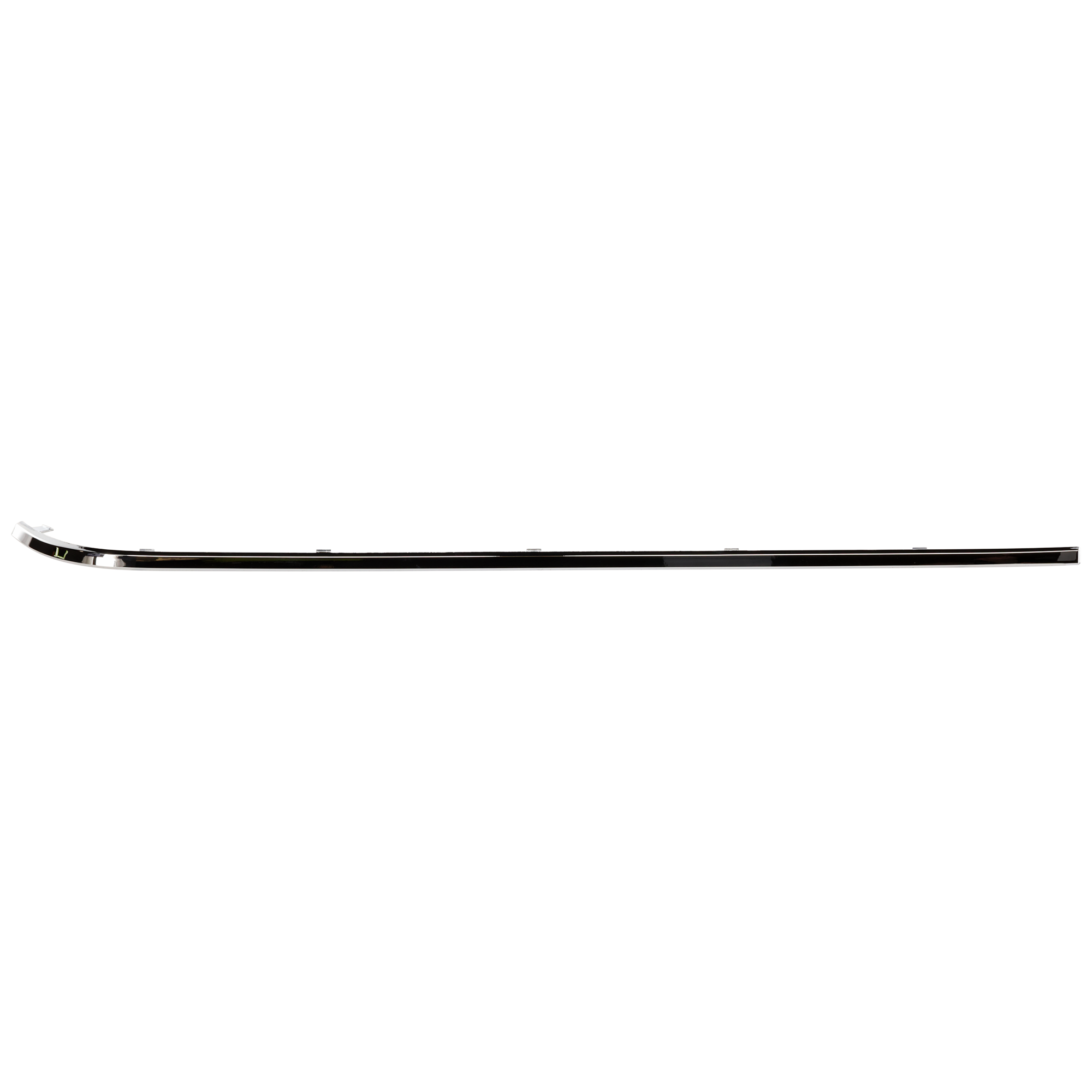 AM E CLASS 00-03 REAR BUMPER MOLDING RH Chrome Insert Outer Sedan 210 Chassis SKU M763707 Partslink MB1147104 OEM 2108851474